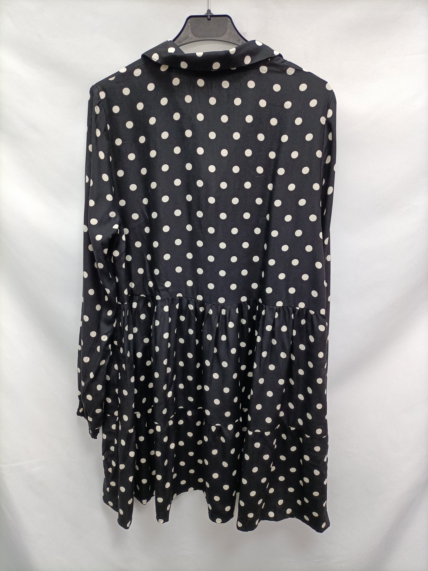 LEFTIES. Black polka dot dress TM