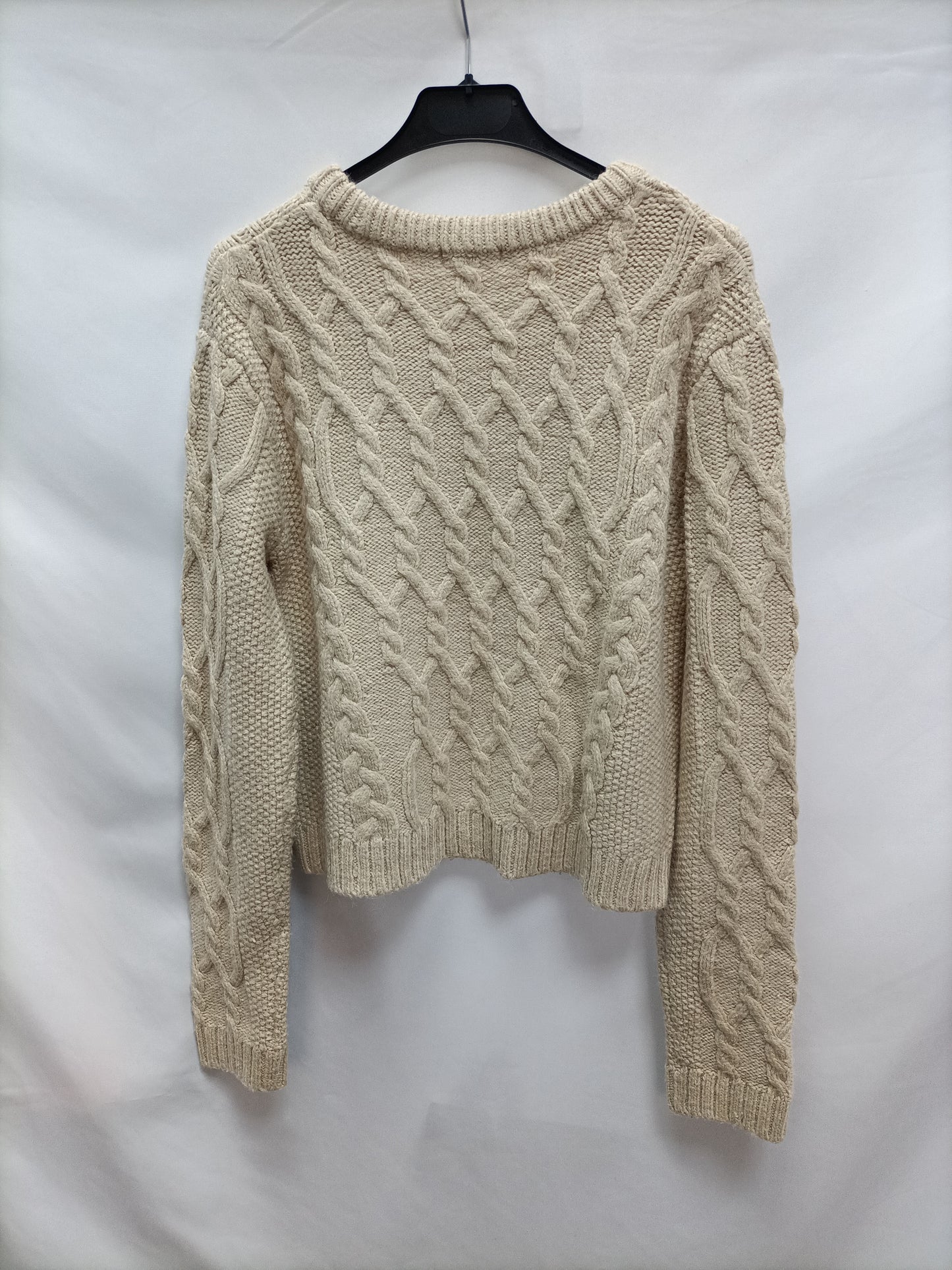 EASY WEAR. Jersey cortito beige T.s