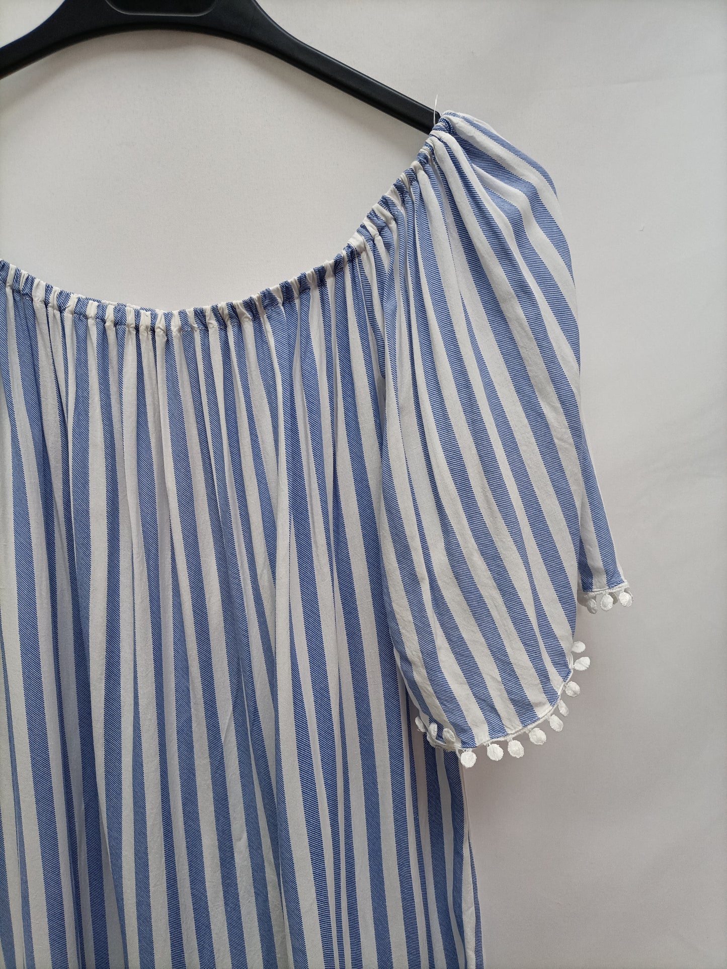 OTRAS. Vestido corto rayas T.m/l