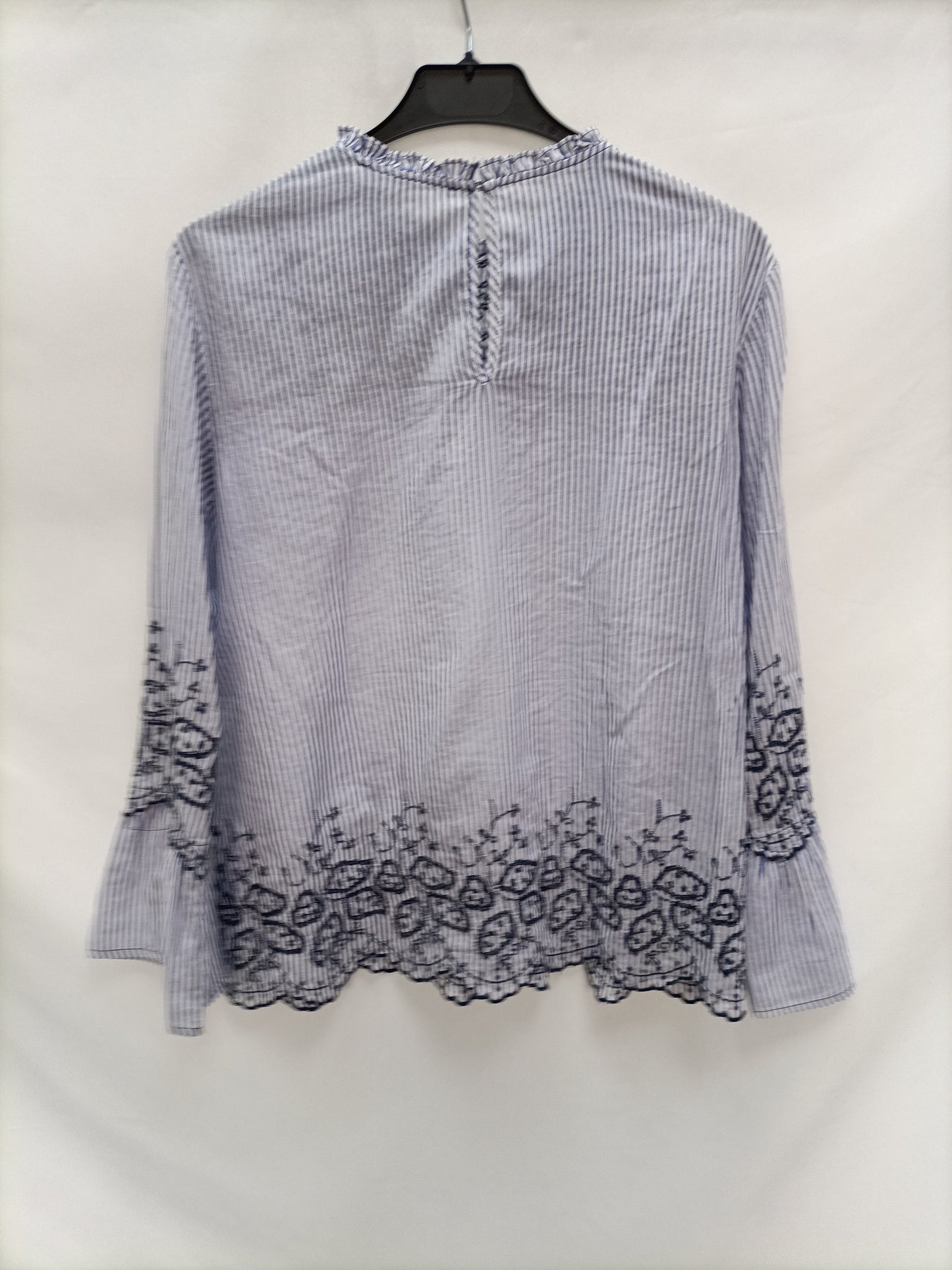 SFERA. Blusa rayas bordada T.s