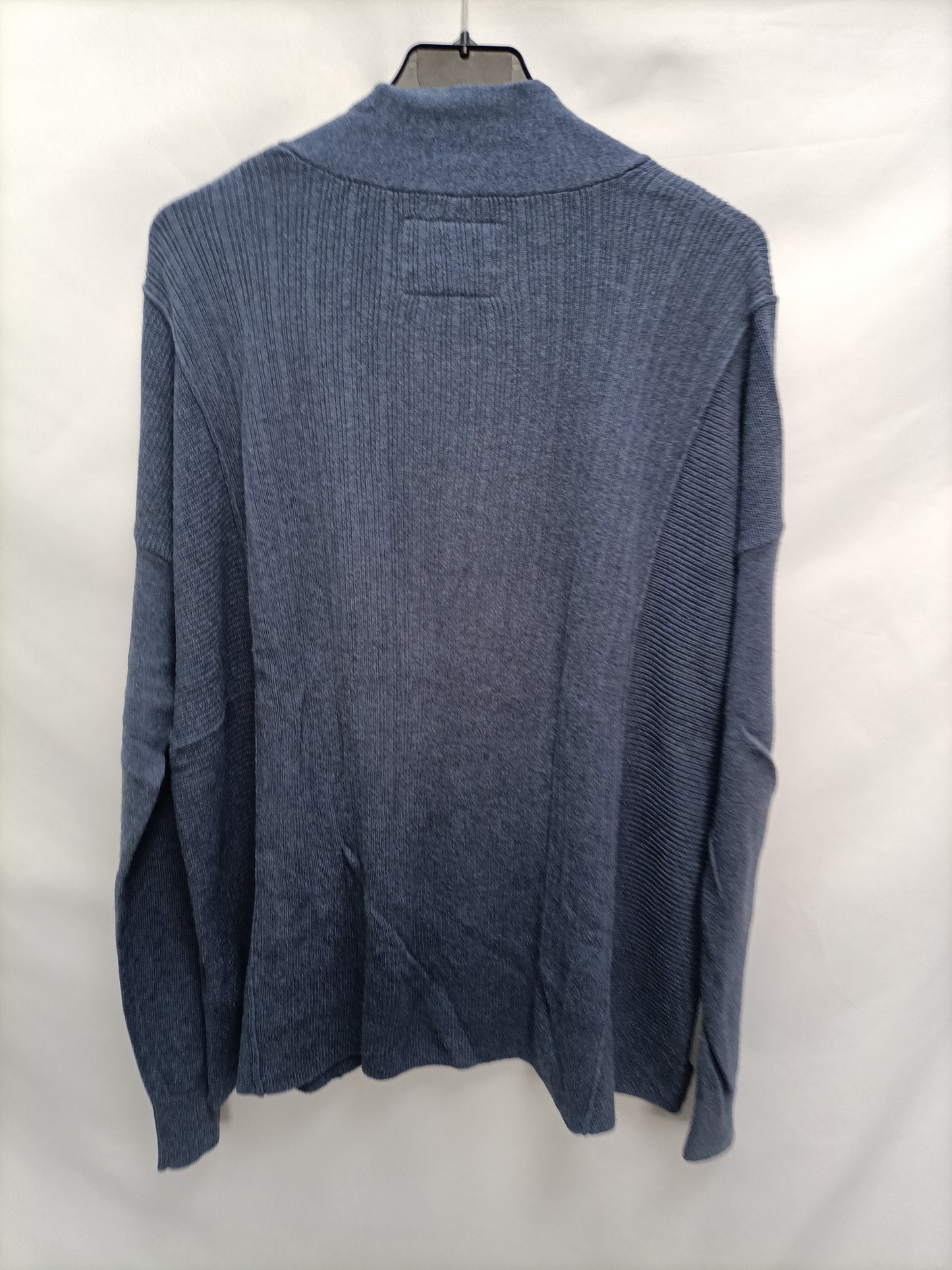 ABERCROMBIE & FITCH. Blue Ts Zip-Up Cardigan