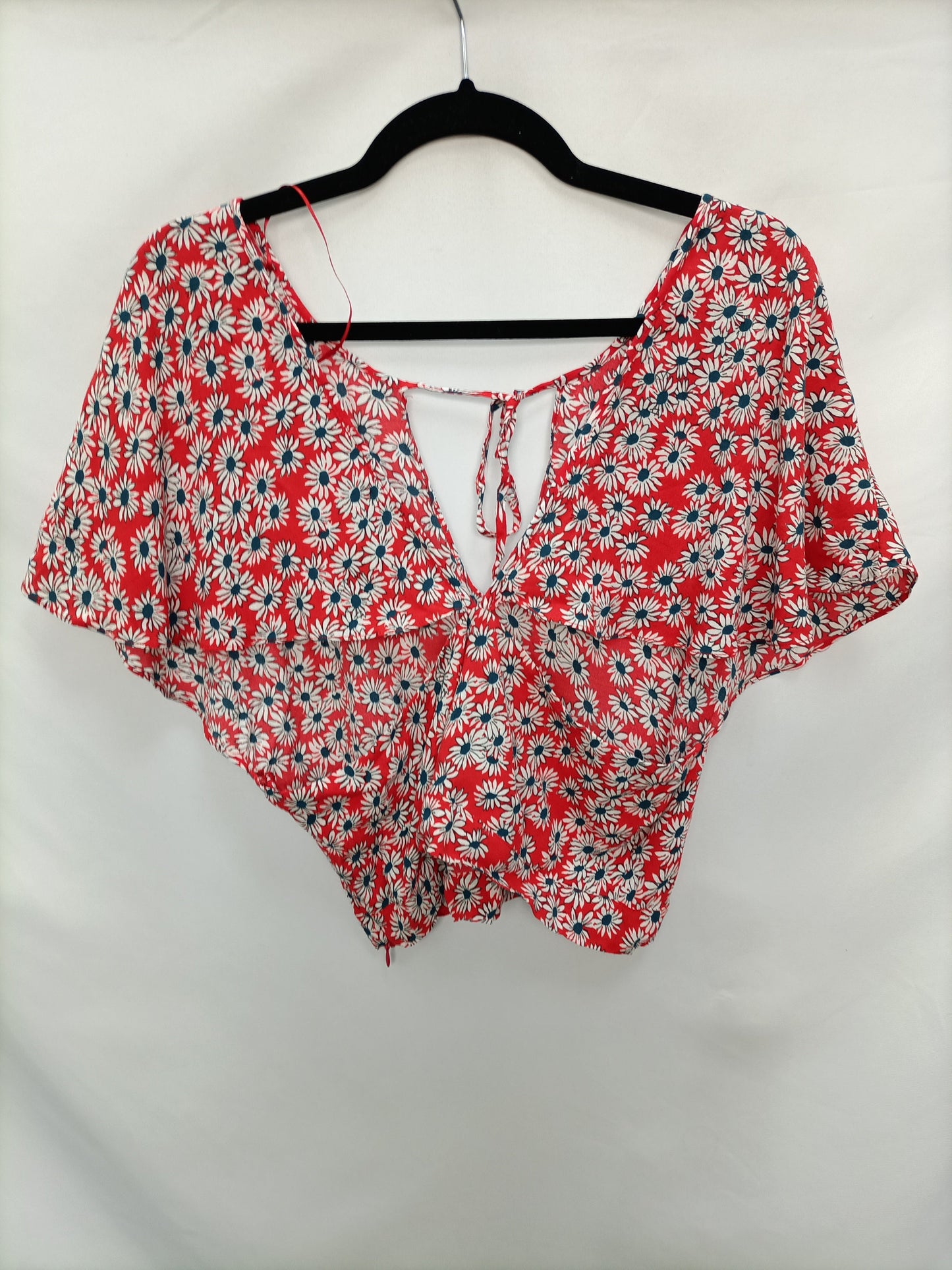 ZARA.Top aperturas margaritas T.l