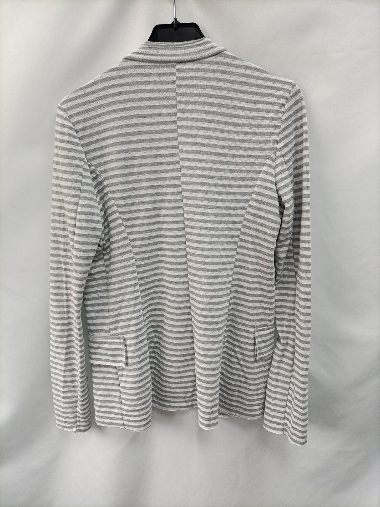OTHERS. Gray and white striped blazer Ts