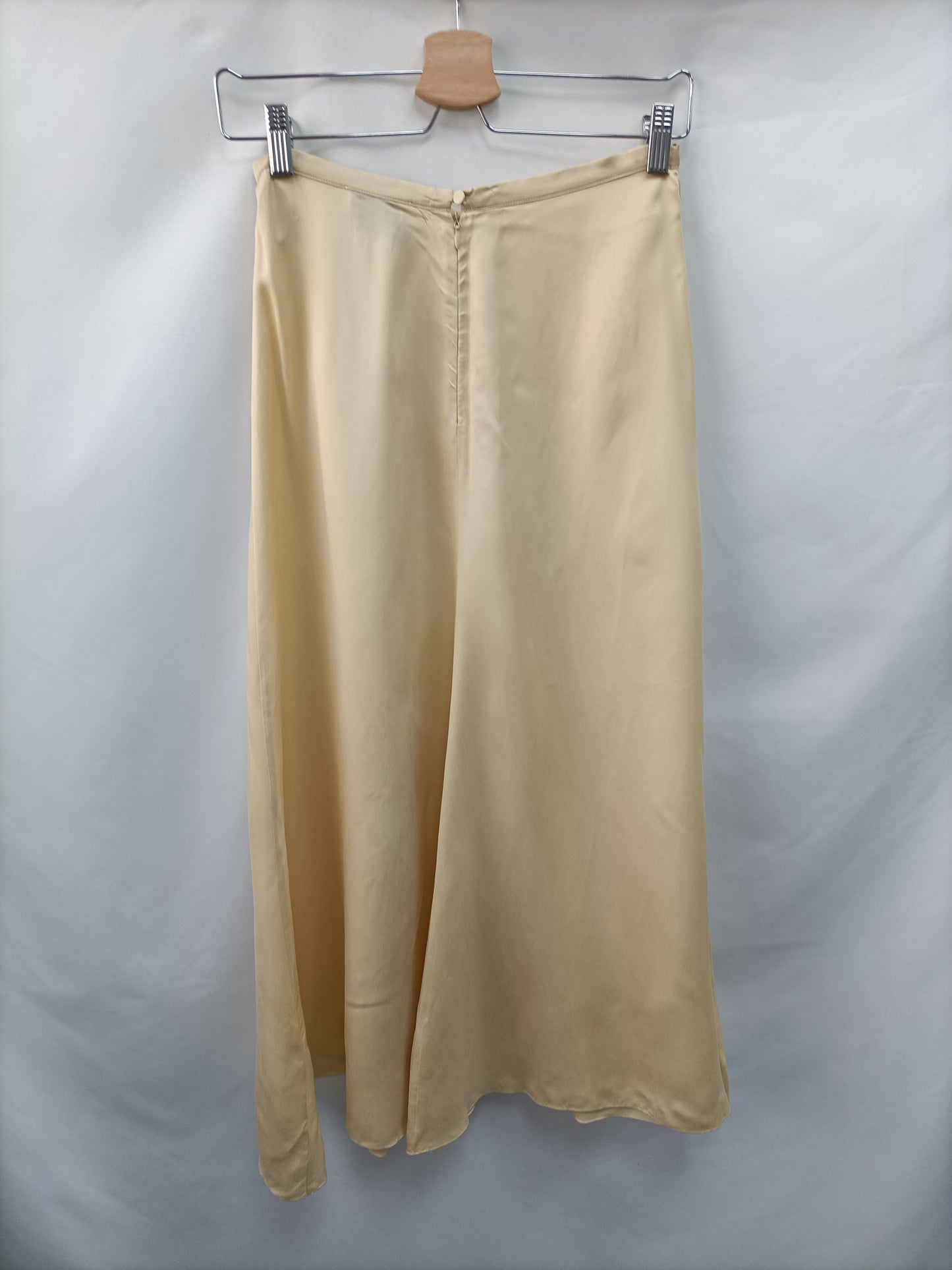 FORTE FORTE. Falda midi amarilla T.34