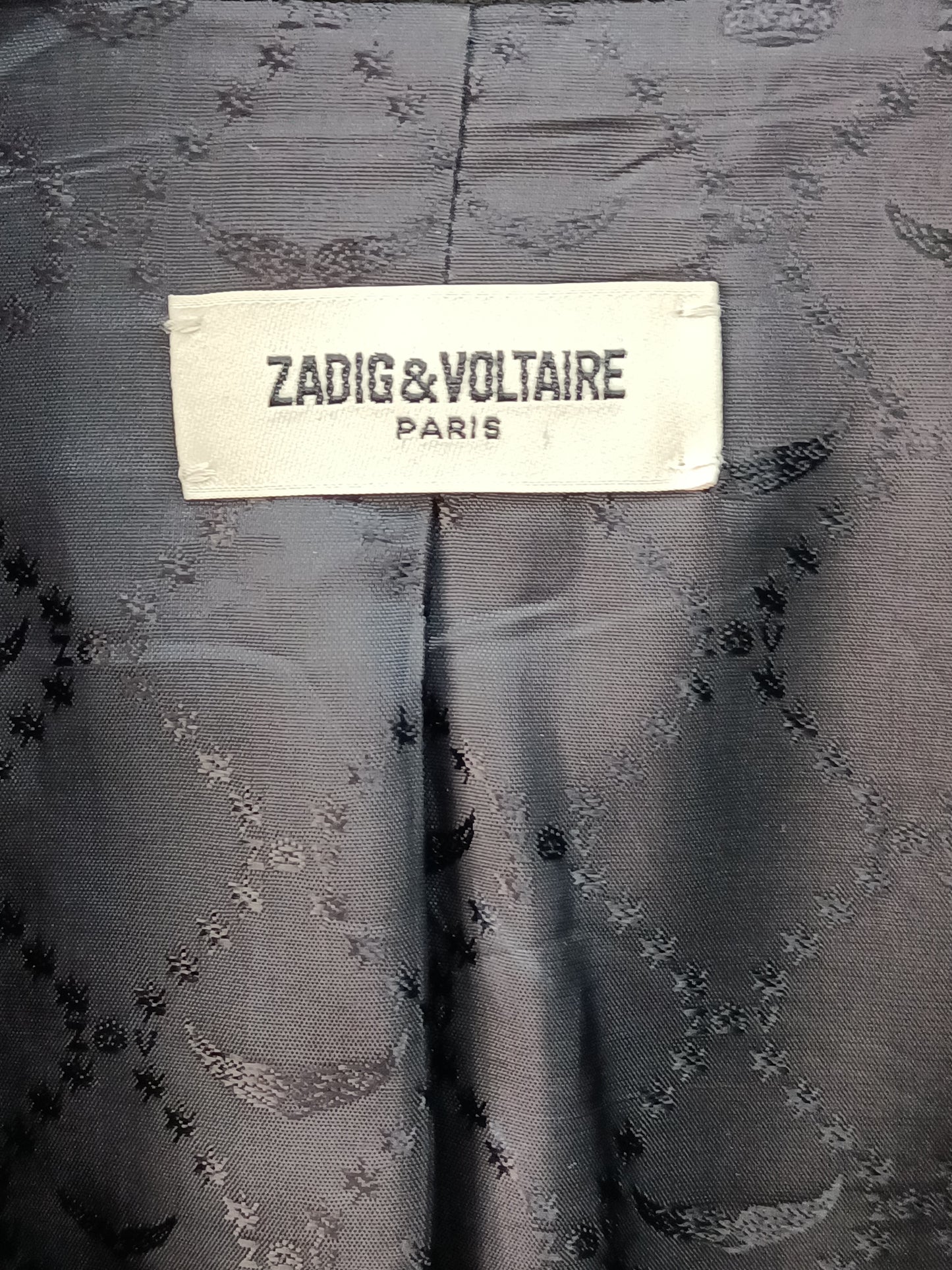 ZADIG & VOLTAIRE. Black blazer T.36