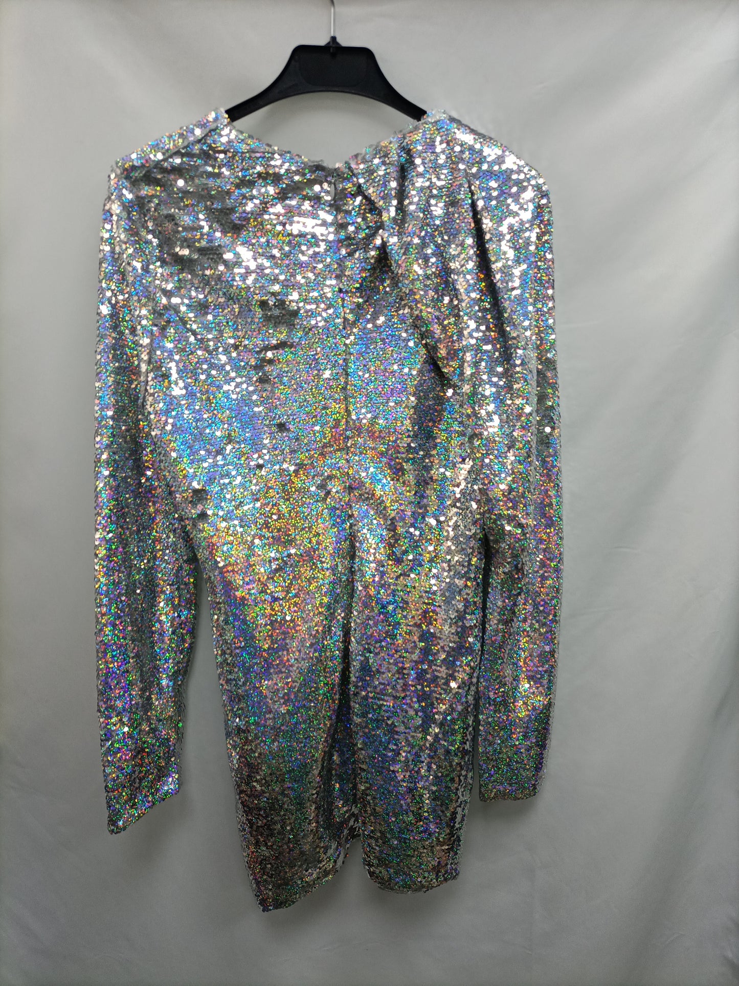 ZARA. Vestido lentejuelas T.