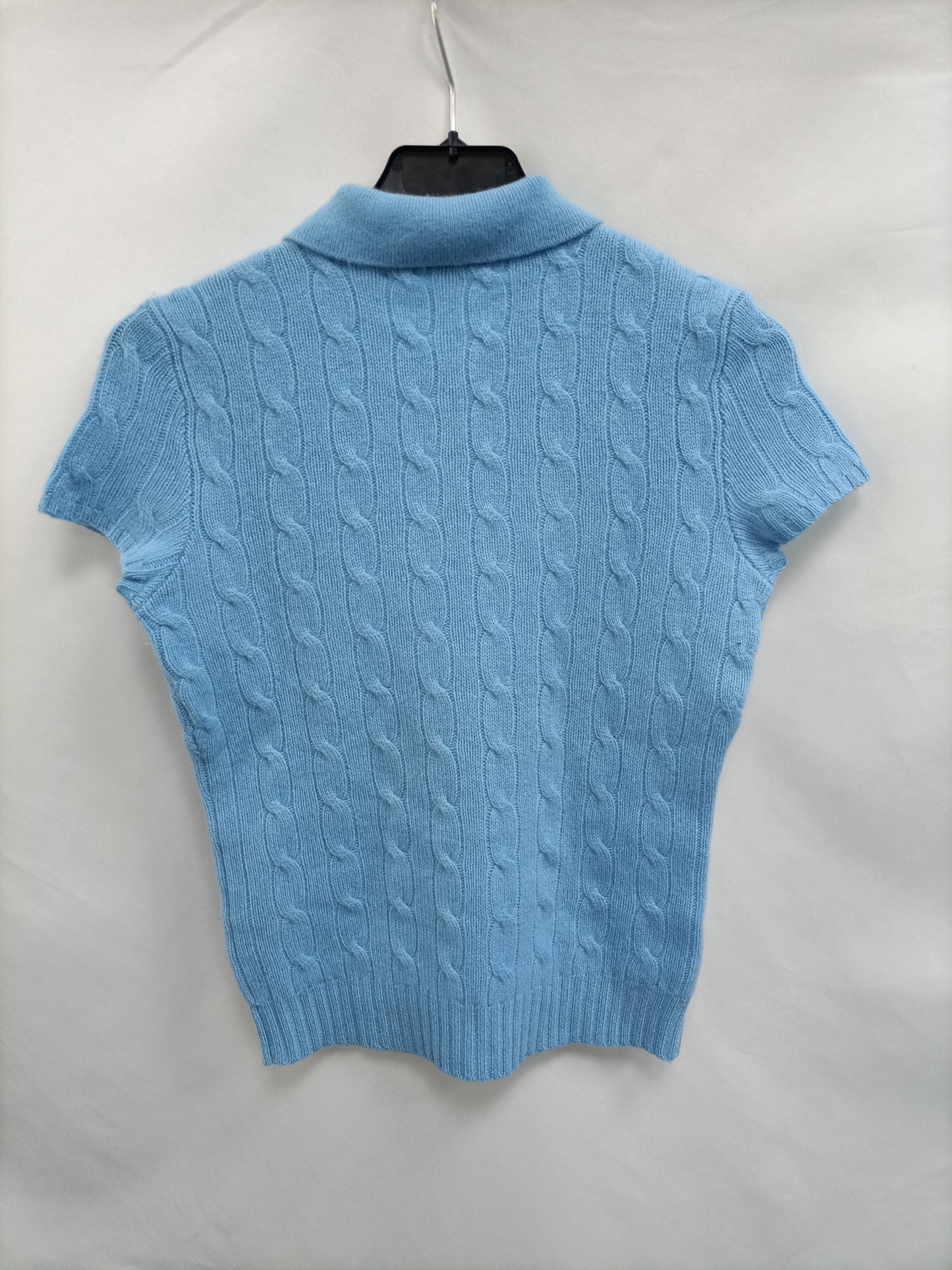 RALPH LAUREN. Polo azul cachemere T.s