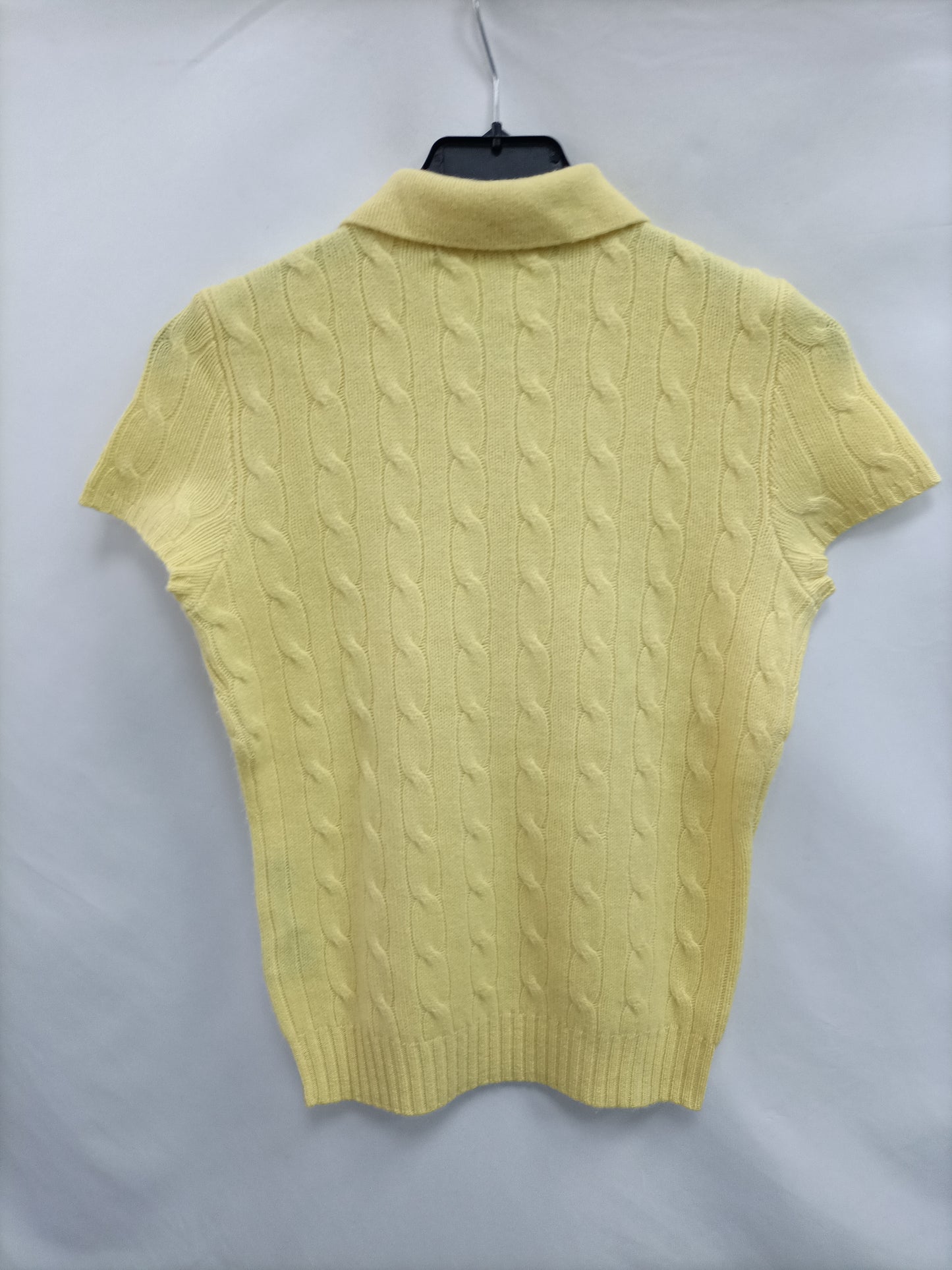 RALPH LAUREN. Polo amarillo punto T.s