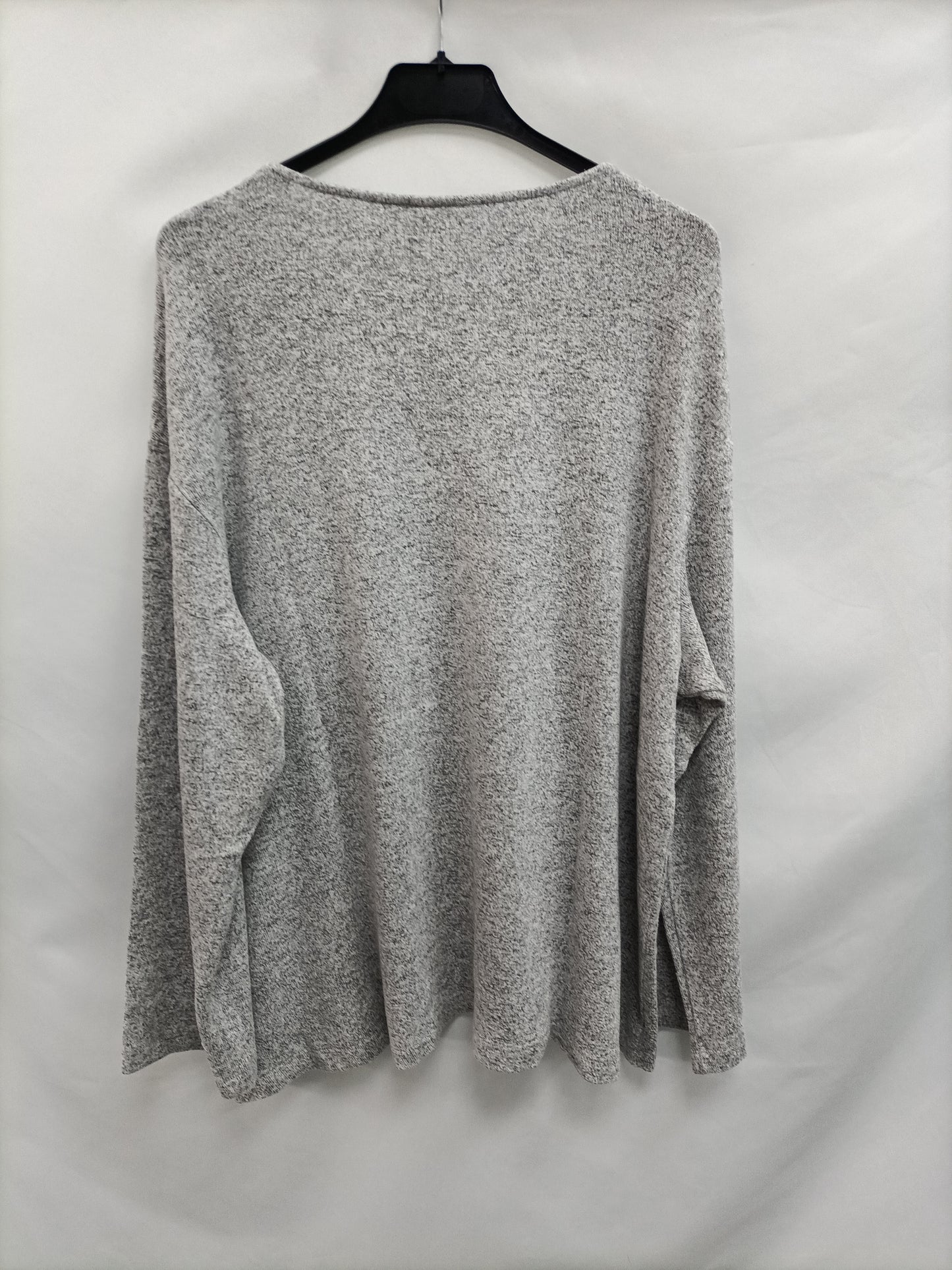 H&M. Jersey gris jaspeado T.xl