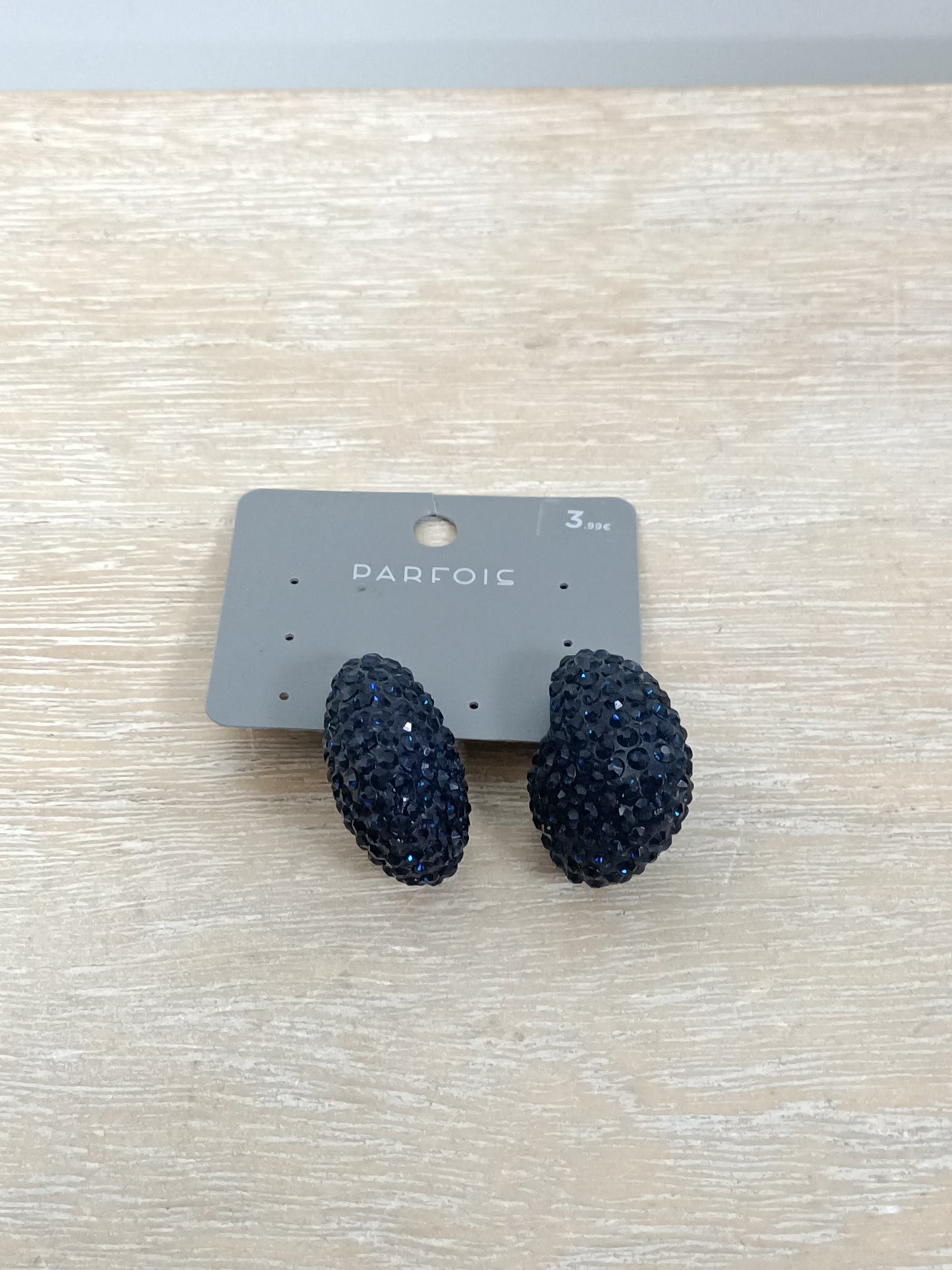 PARFOIS. Pendientes brillantes azul