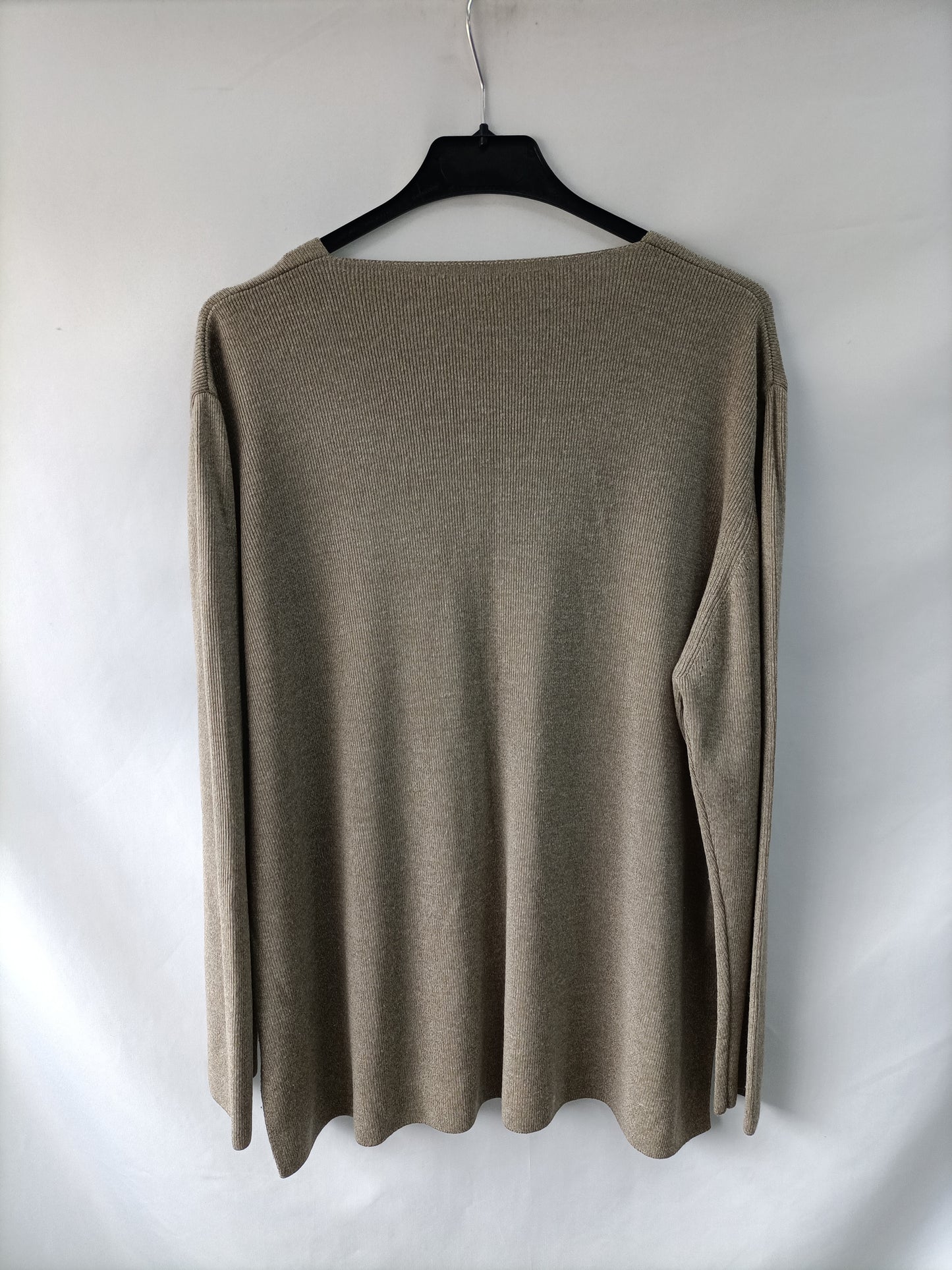 OTRAS.Jersey marrón verdoso T.u(m)