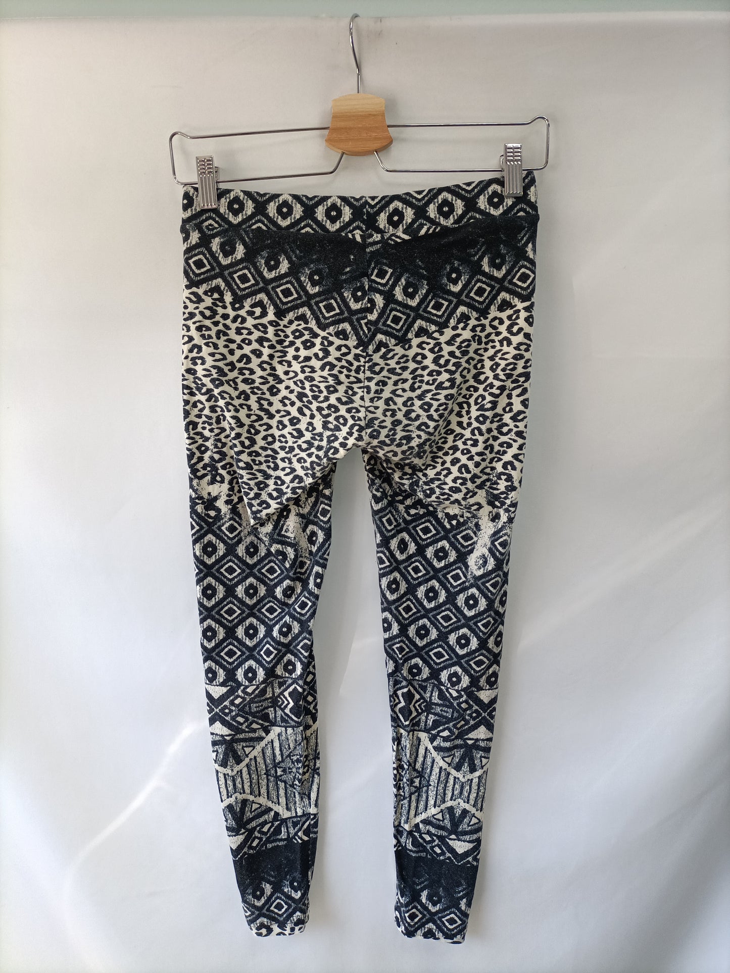 STRADIVAIRUS. Leggins azules etnico T.s