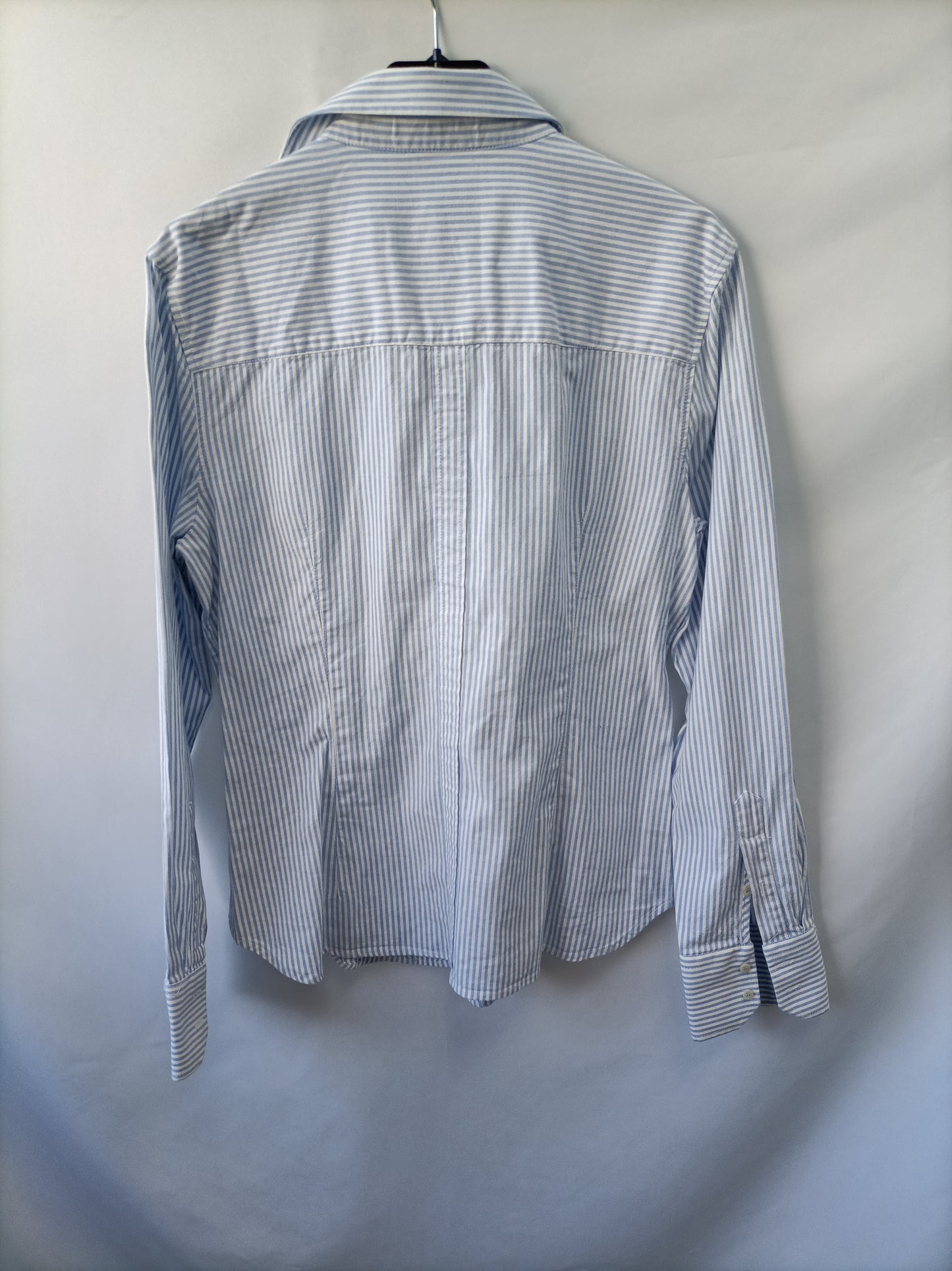 ZARA. Camisa rayas oxford T.l