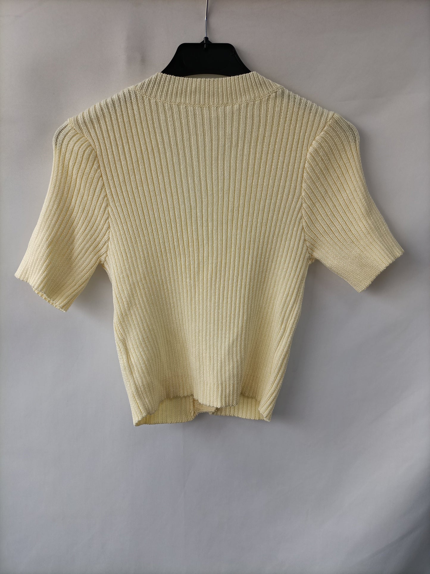 SHEIN.Top punto amarillo pastel T.s