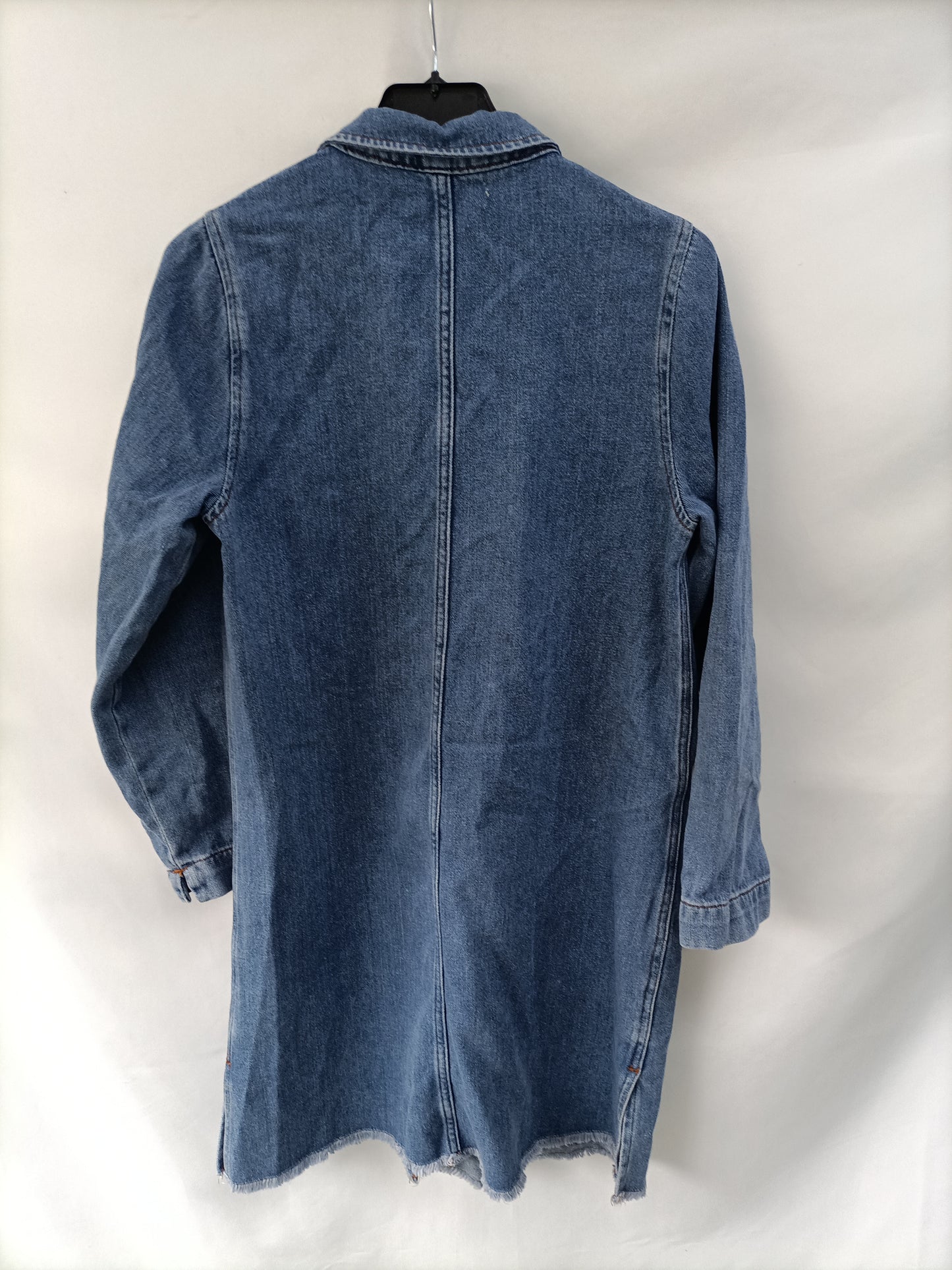 MANGO. Short denim dress Ts