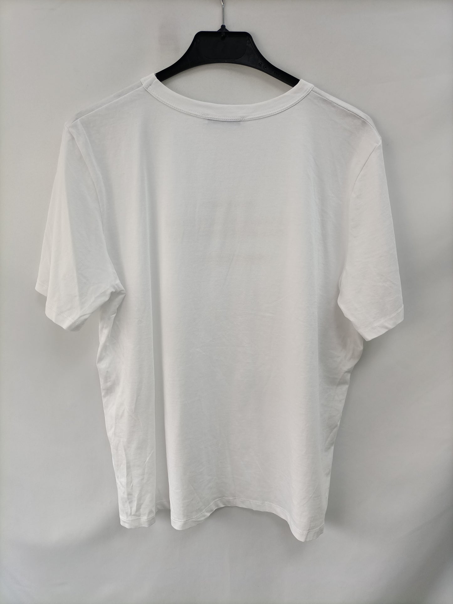 ZARA. White T-shirt with TM letters