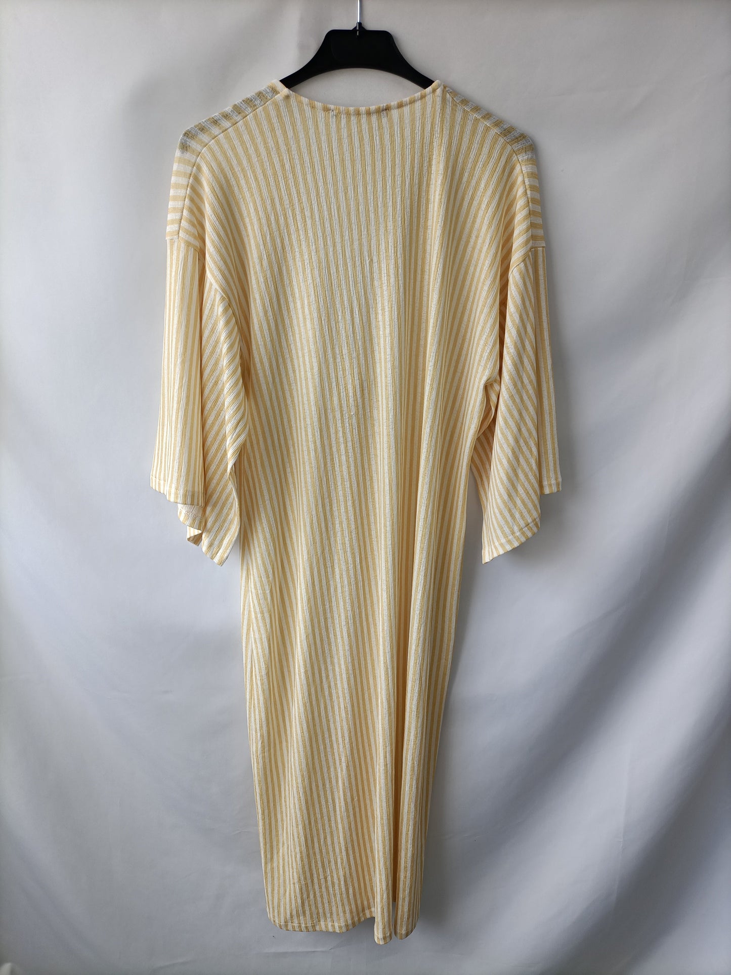 ZARA. Vestido midi rayas T. L