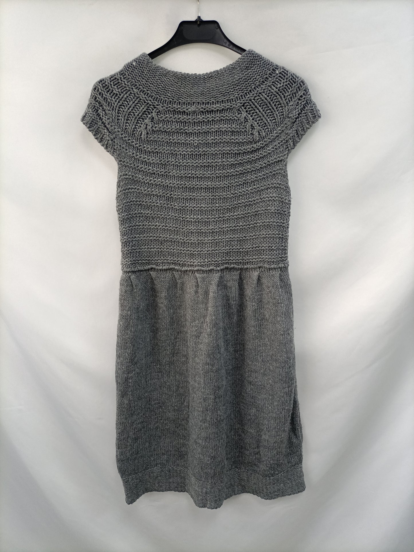 OTRAS. vestido gris punto T.m