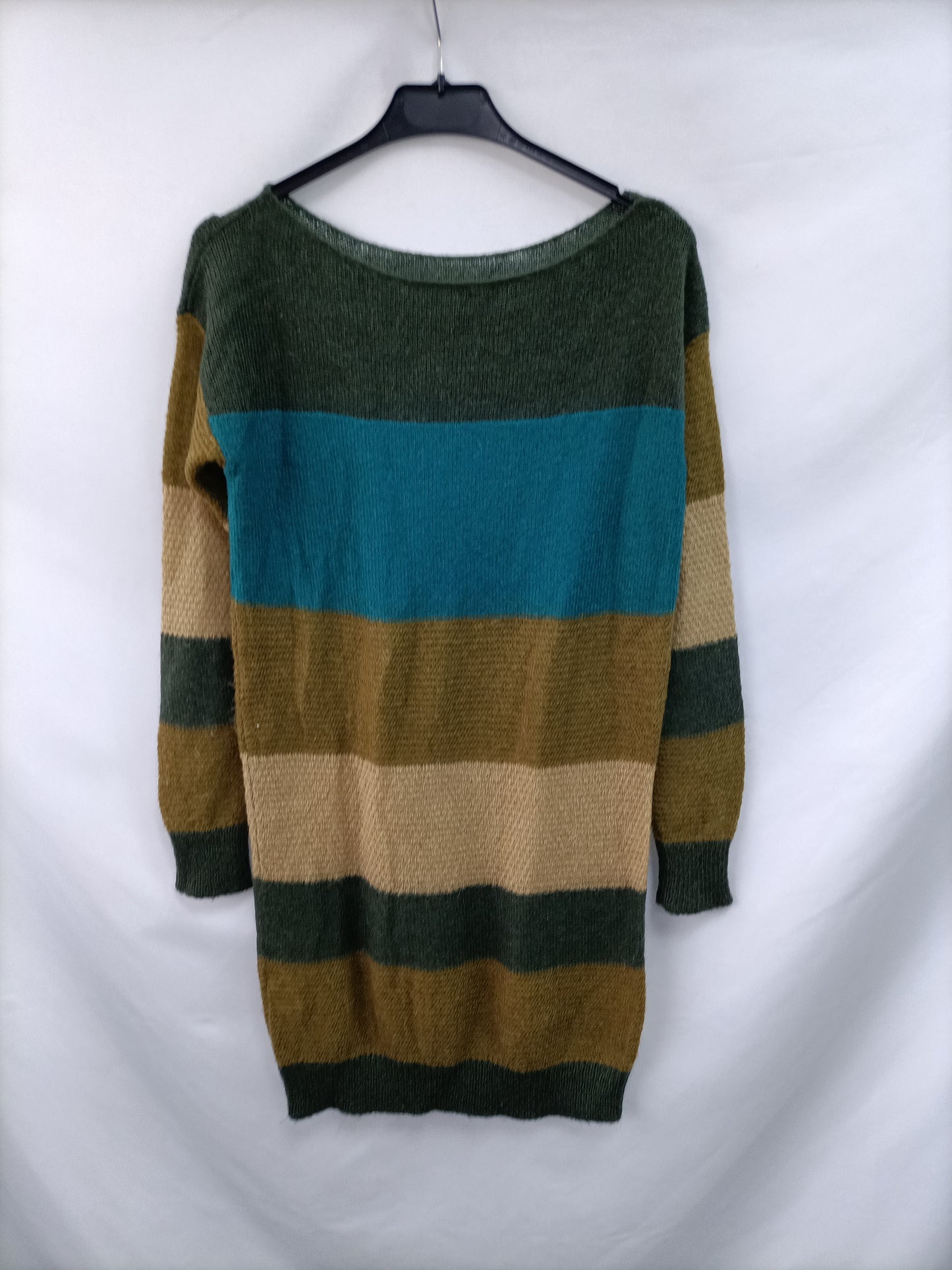 BENETTON. vestido rayas punto T.s/m