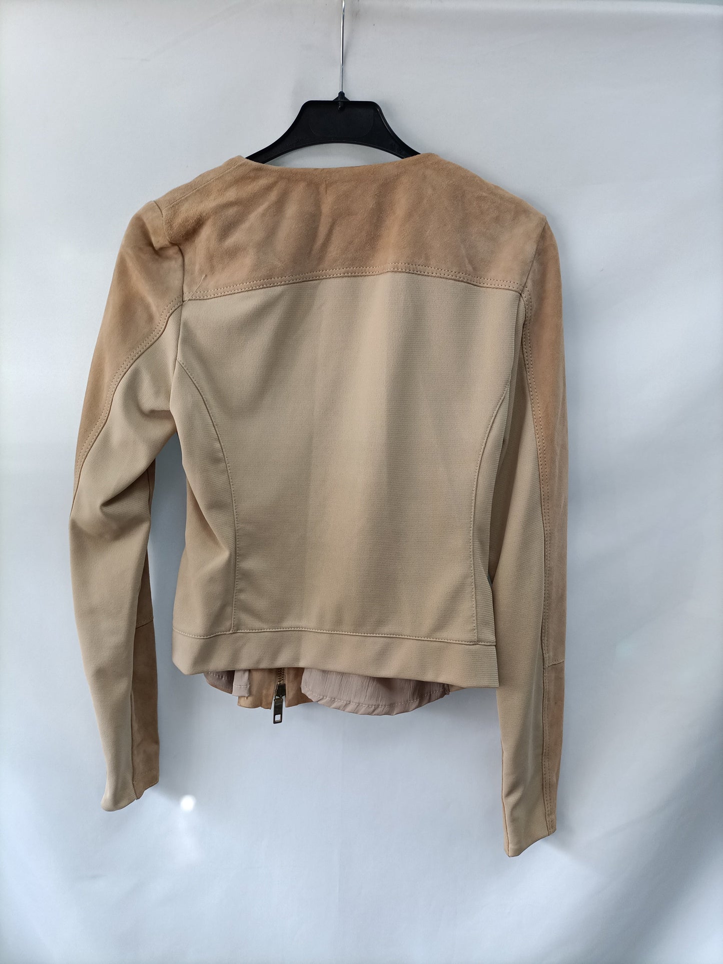 TENAX. Double textured leather T-shirt S.42 (S real)