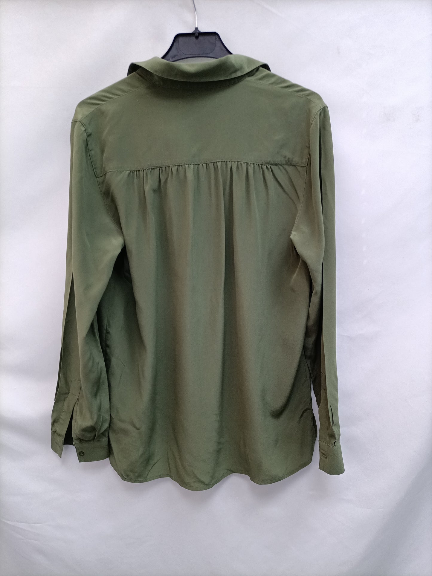 MAJE. Flowy green blouse S.2(m)