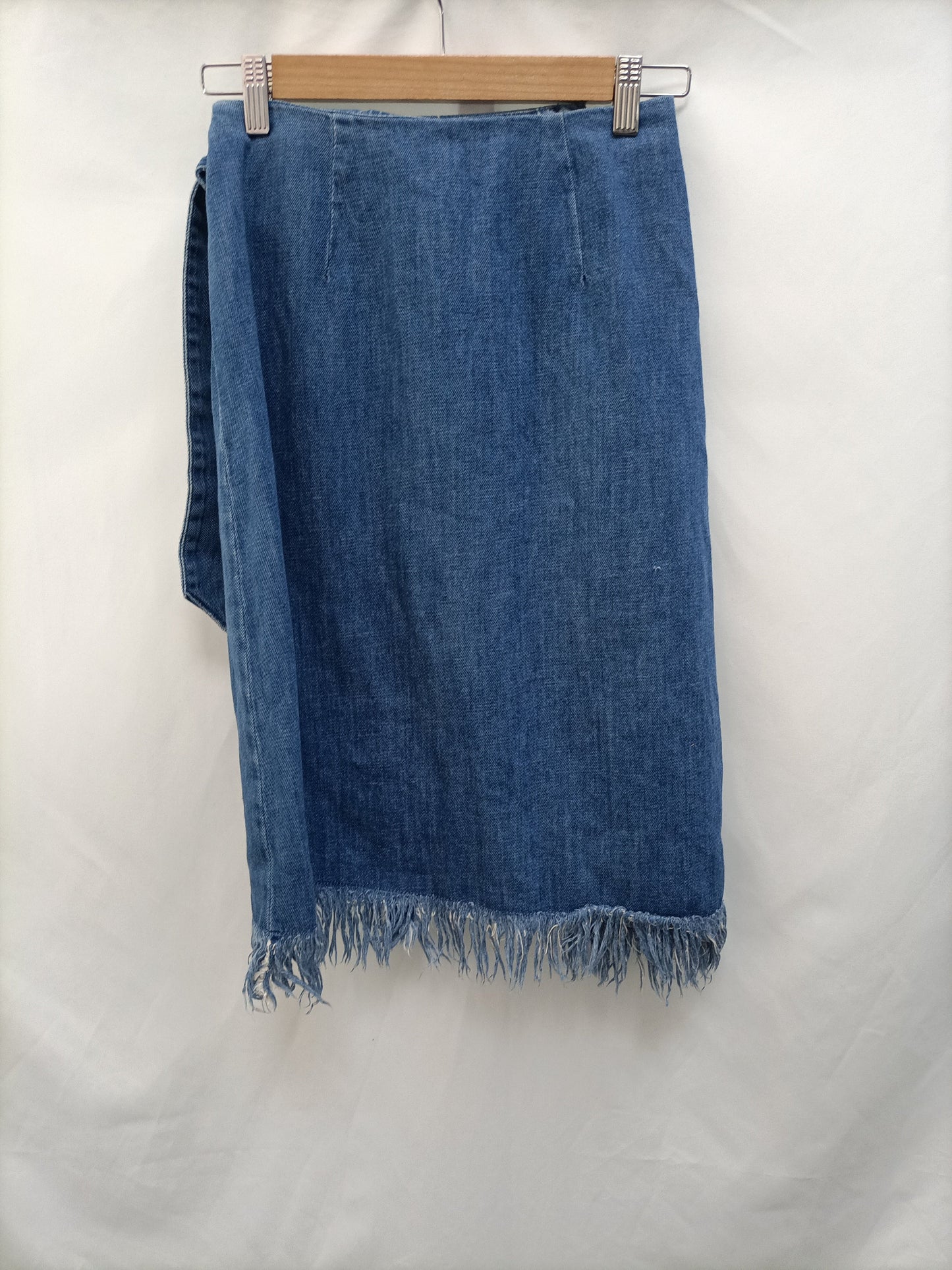 PULL&BEAR Falda vaquera midi T.36