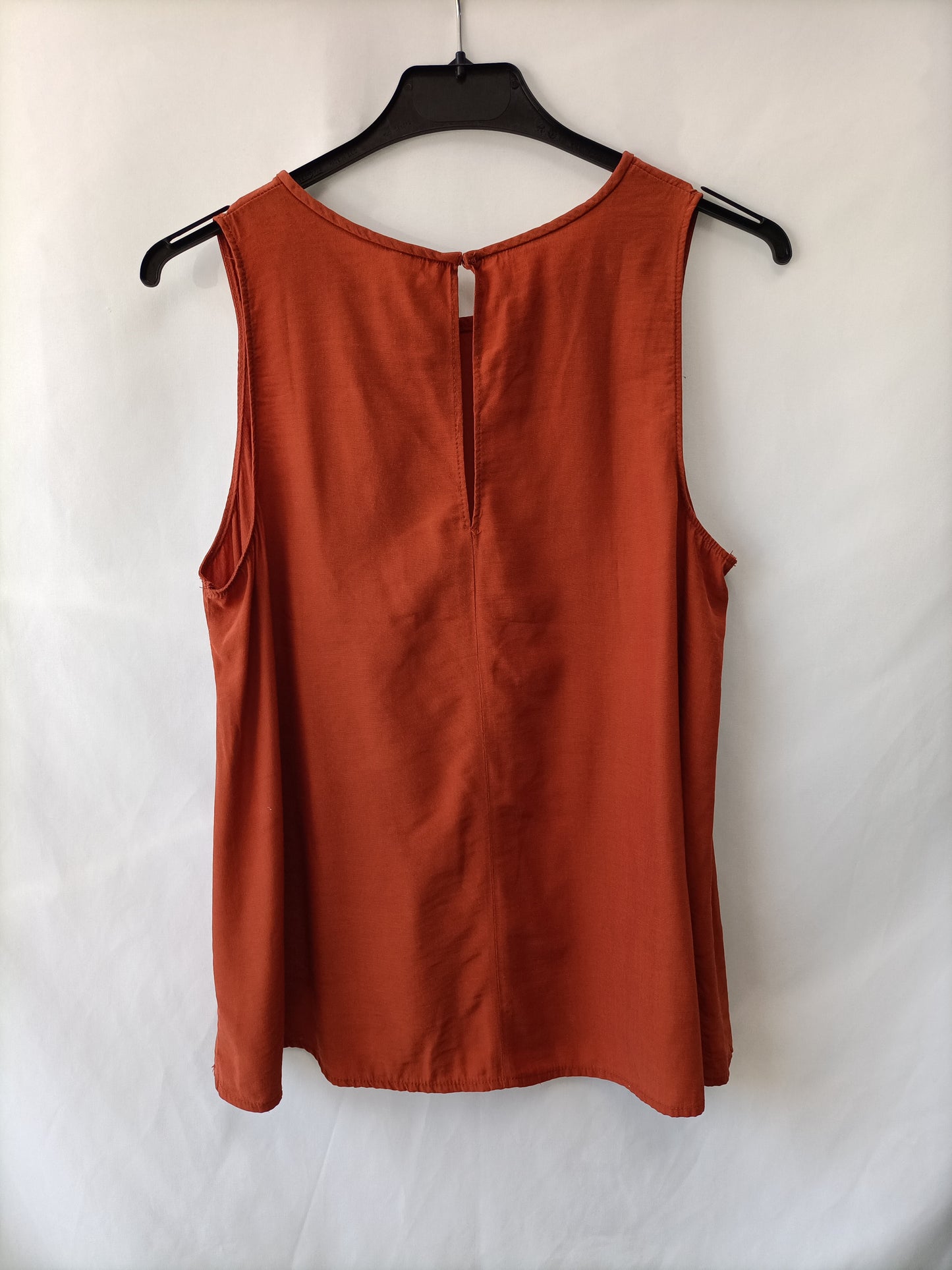 STRADIVARIUS. Top fluido teja T.m