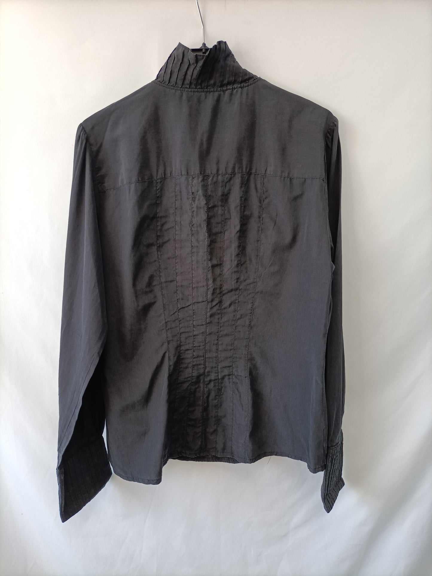 OTRAS.Blusa fruncida efecto lavado T.s/m