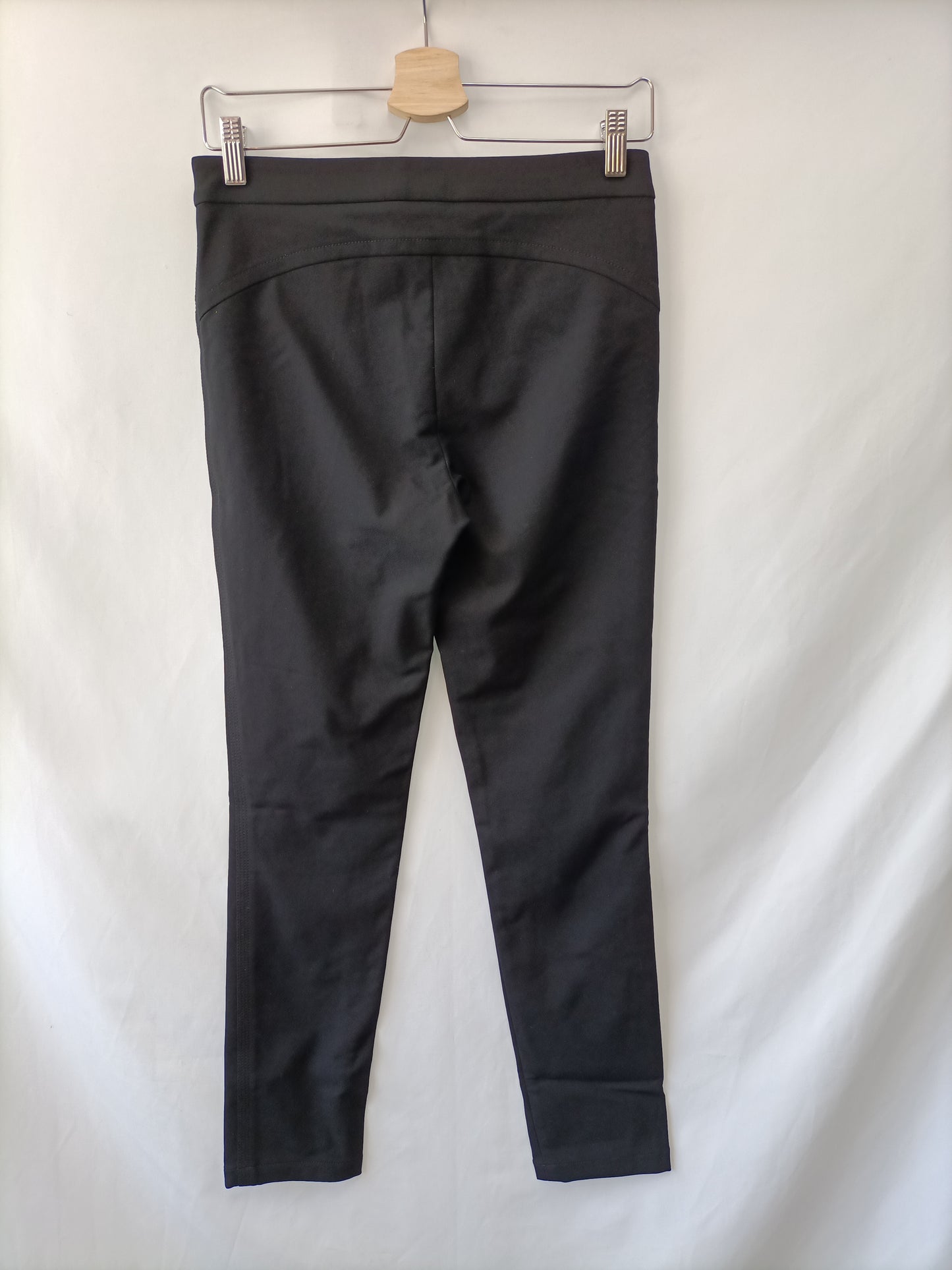 ROBERTO CAVALLI. Slim-fit black trousers, size 36 (40 IT)