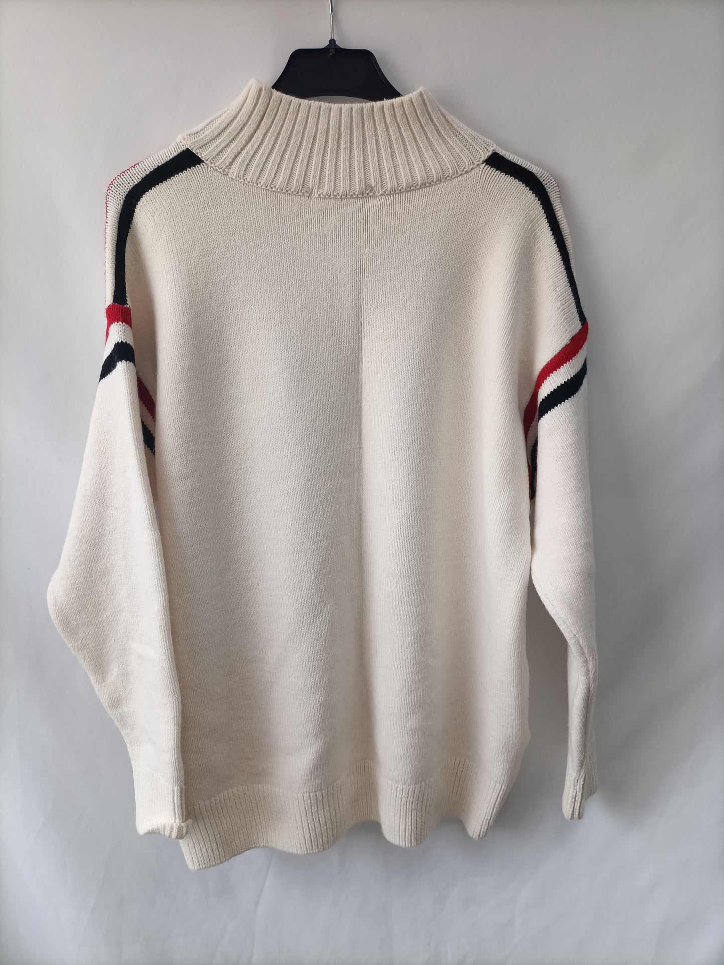 MANGO. Raw striped Ts sweater