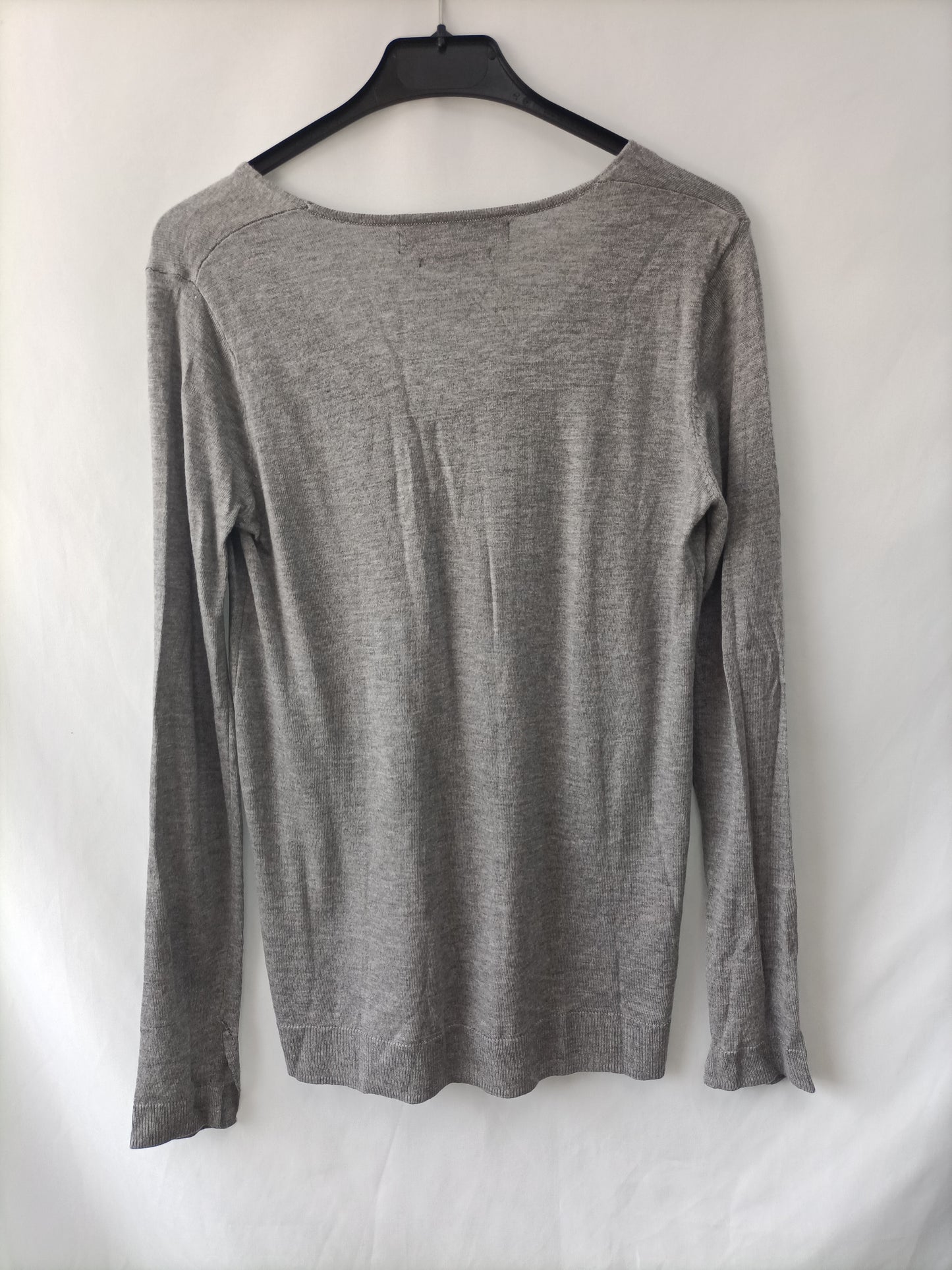 MANGO. Gray cashmere Ts sweater