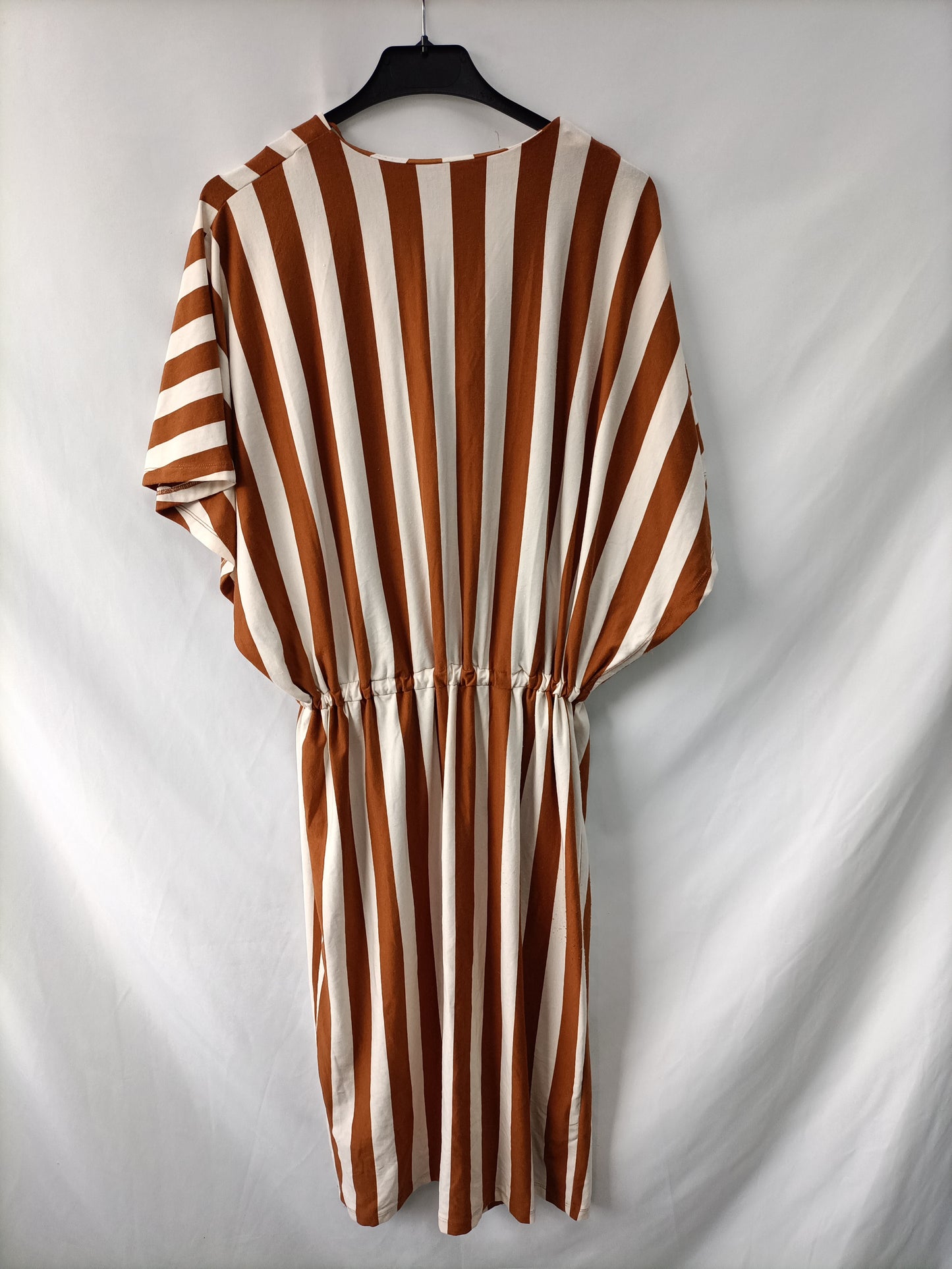 ZARA. Vestido midi rayas T.s