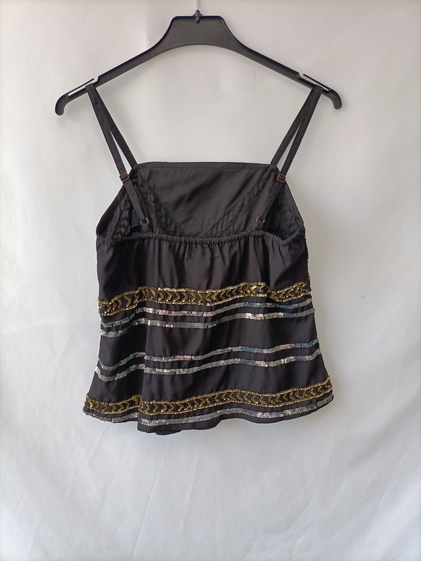 FOREVER21. Black sequin Ts top