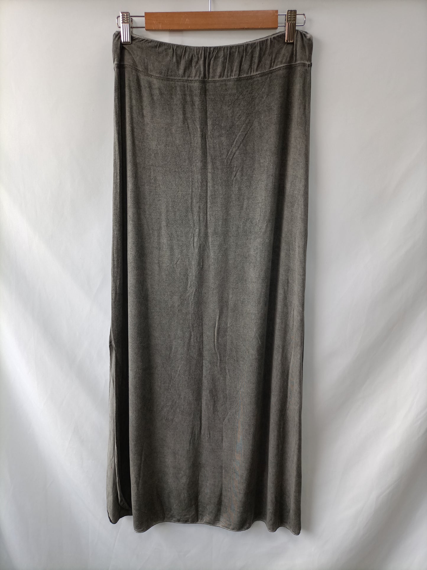 OTRAS. Falda gris elástica T.u(m)