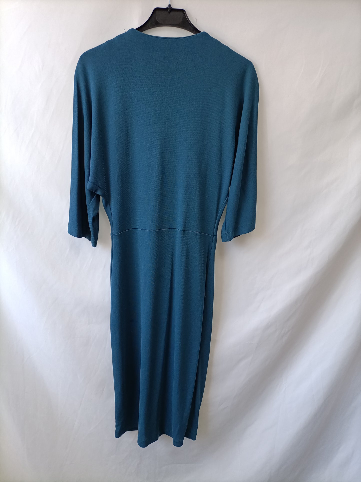 OTRAS. Vestido azul verdoso elástico Tu(m)