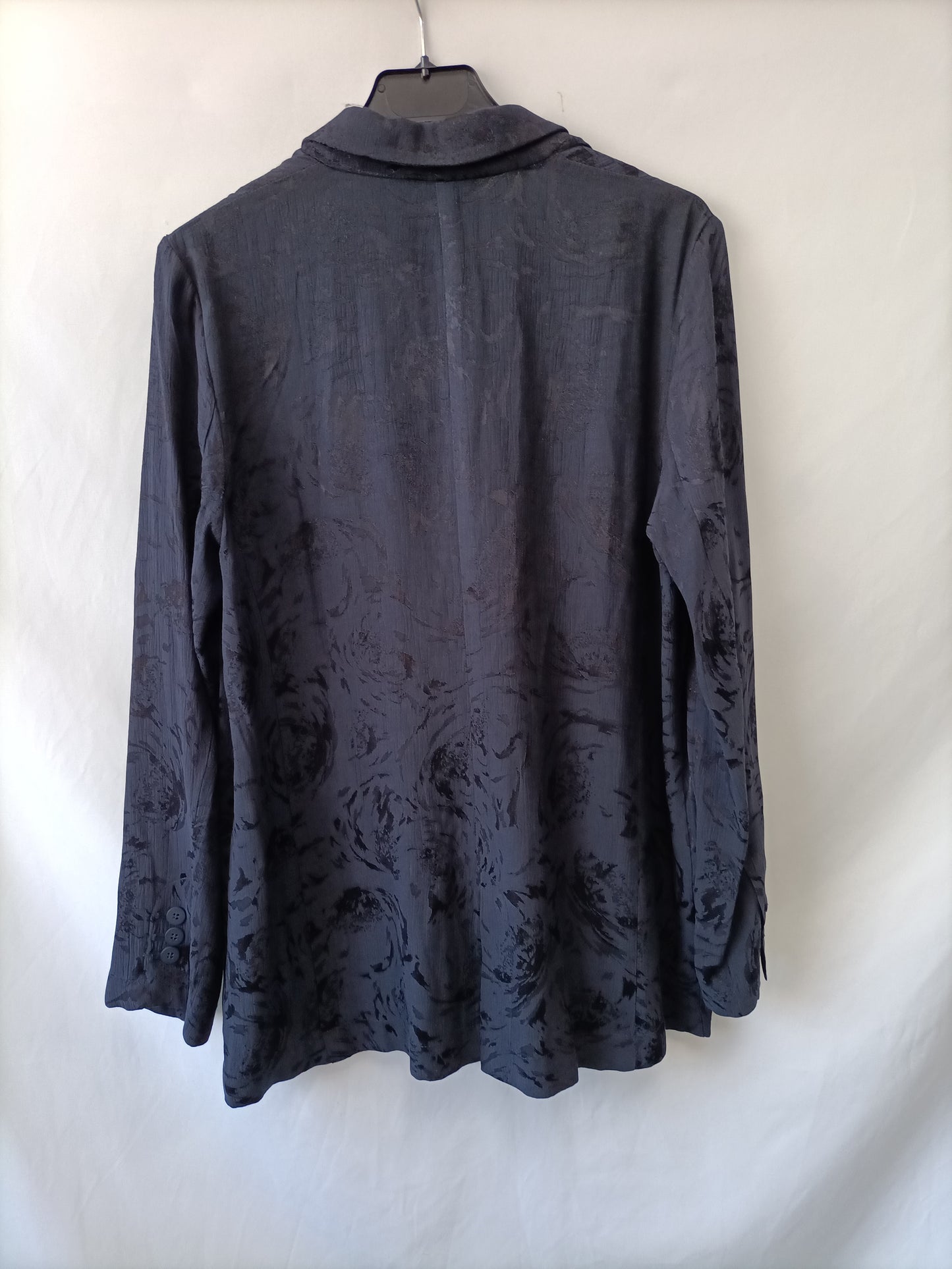 ZARA. Blue fluid blazer Tm