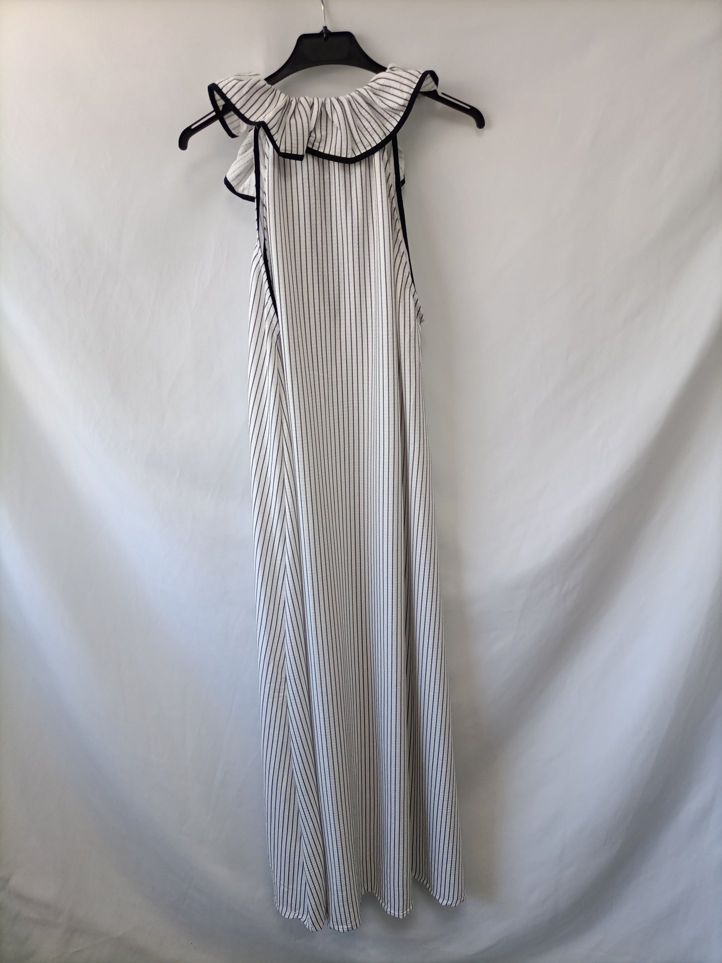 ZARA. Vestido largo rayas T.m