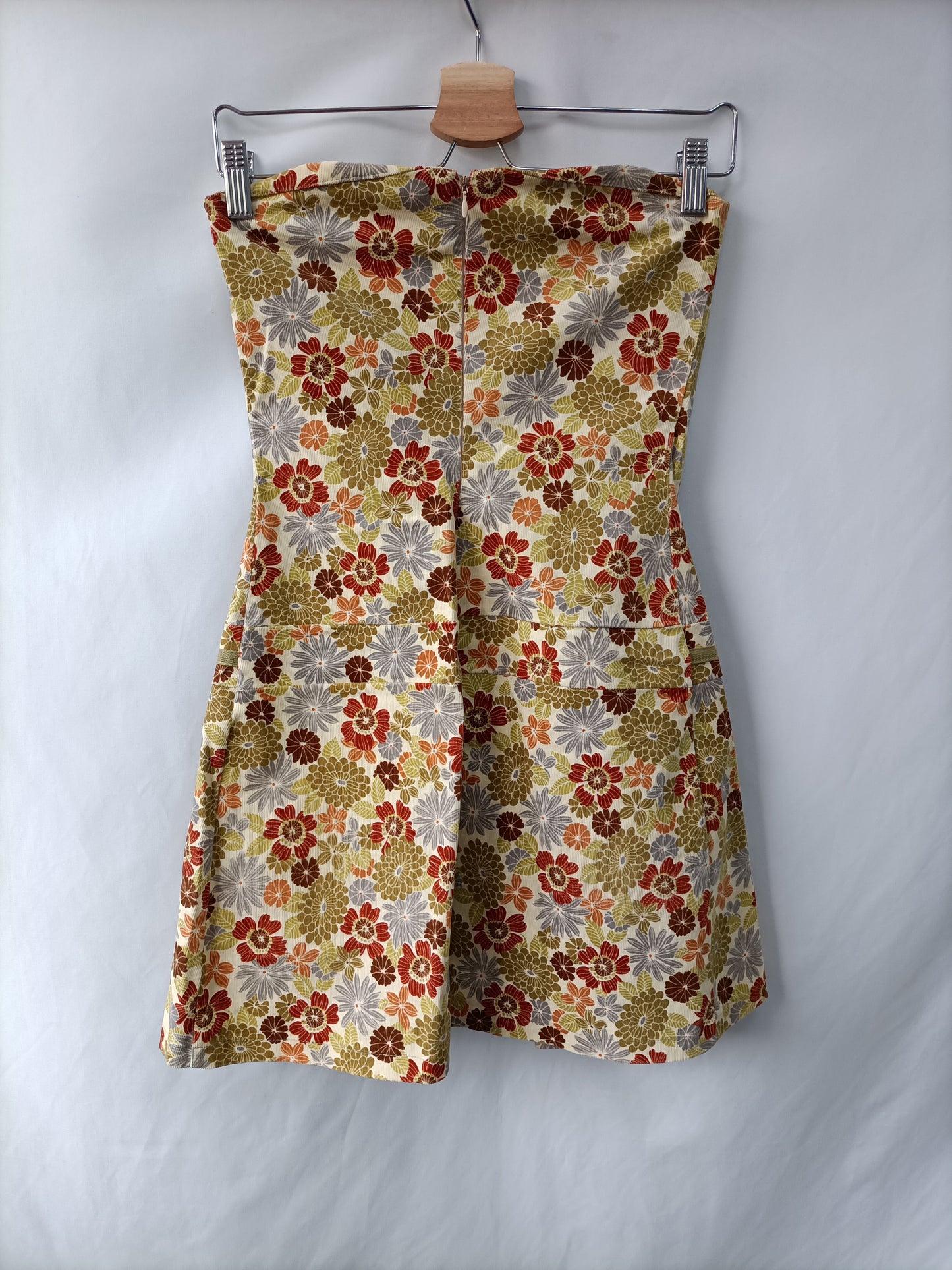 OTRAS. Vestido pana flores T.s