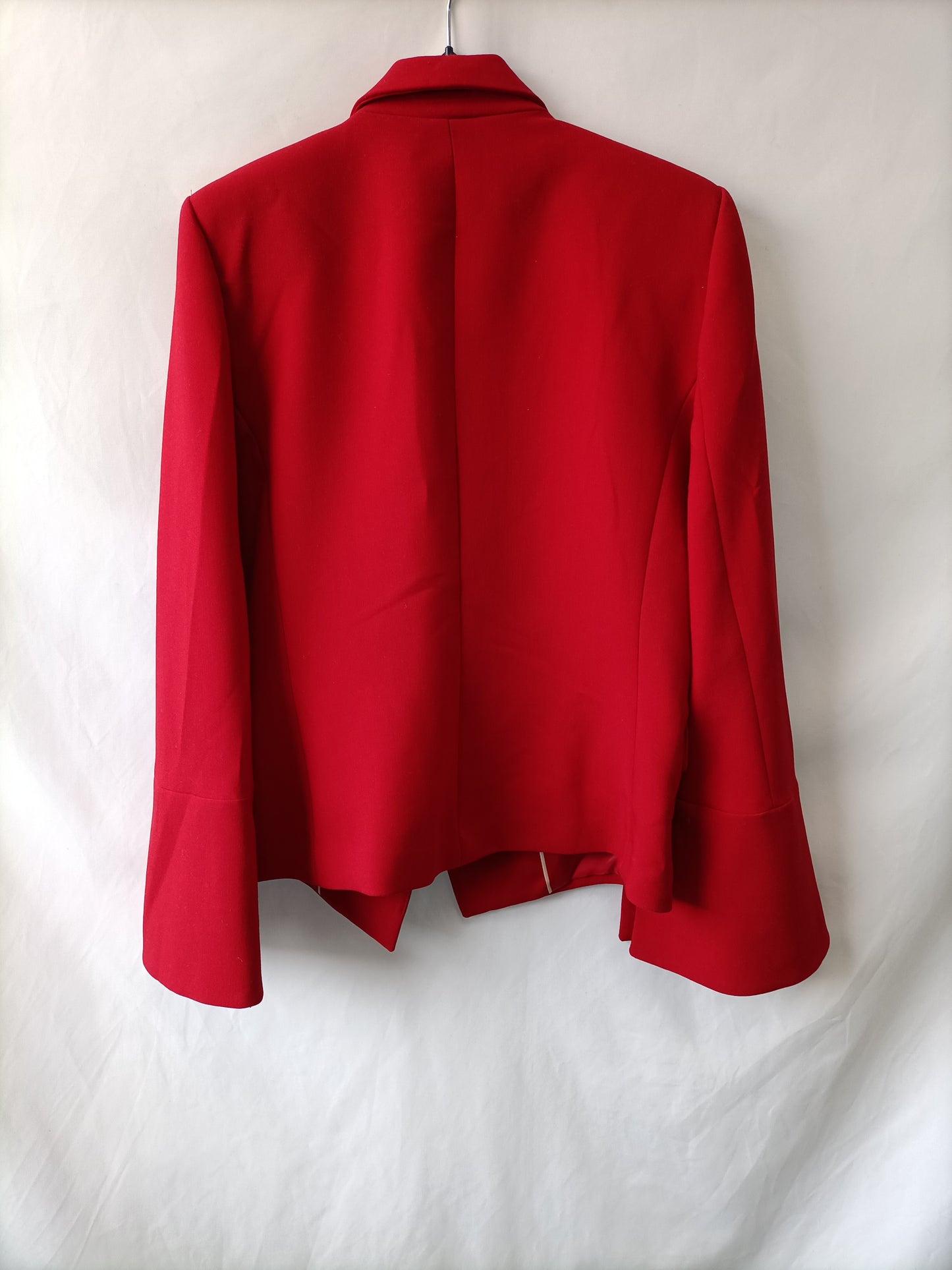 MANGO. Red blazer with buttons