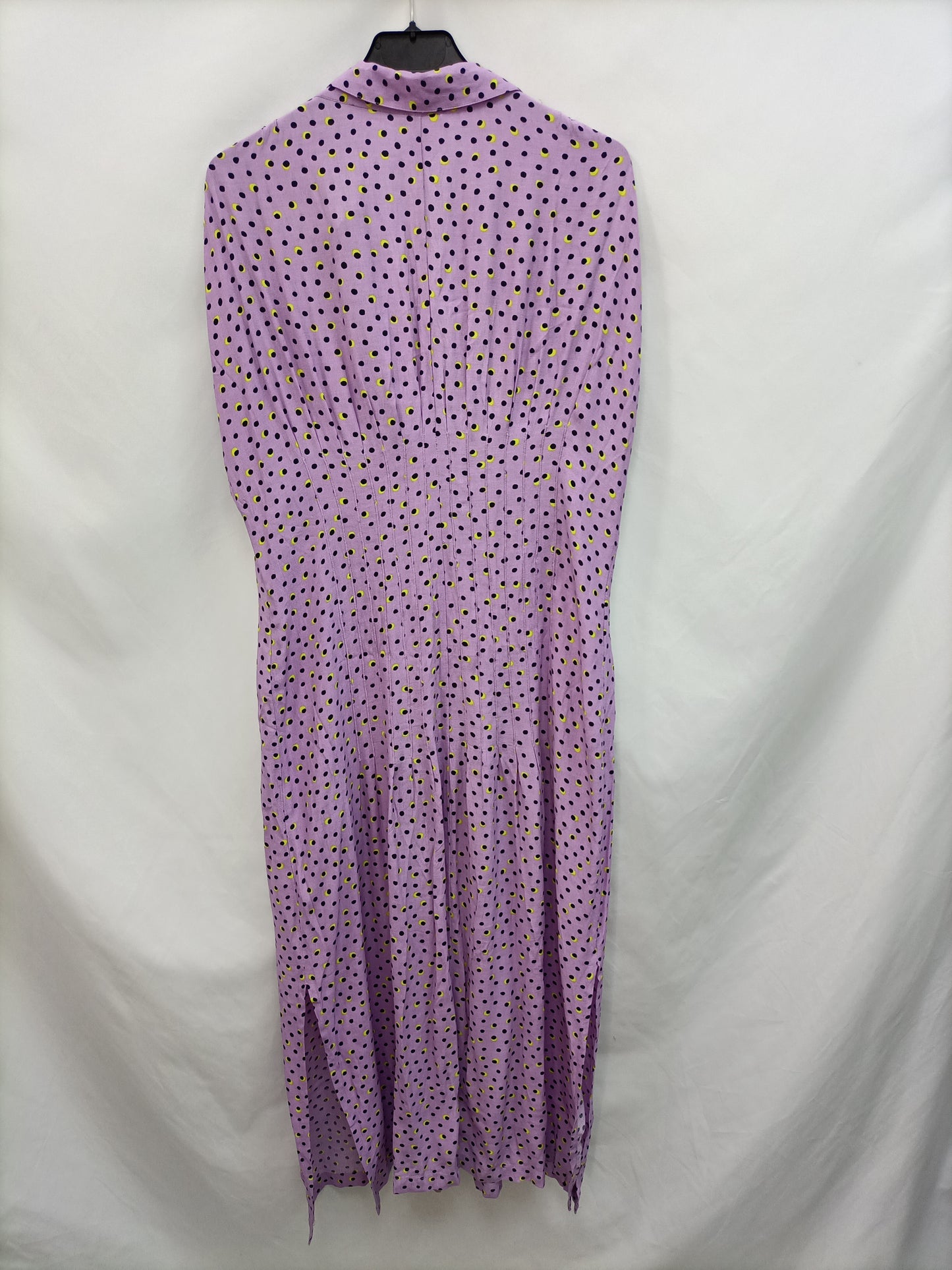 BIMBA Y LOLA.Vestido morado topos T.M