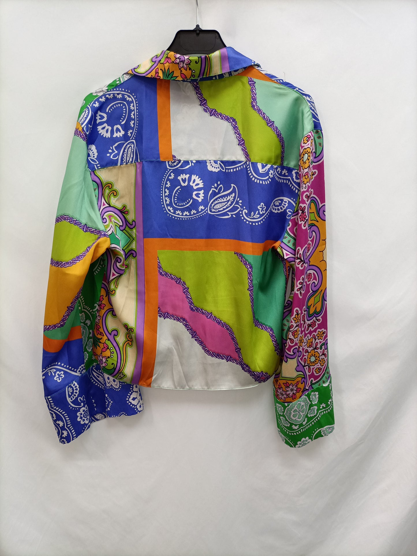 ZARA.Multi-print bow blouse TM (Tara)