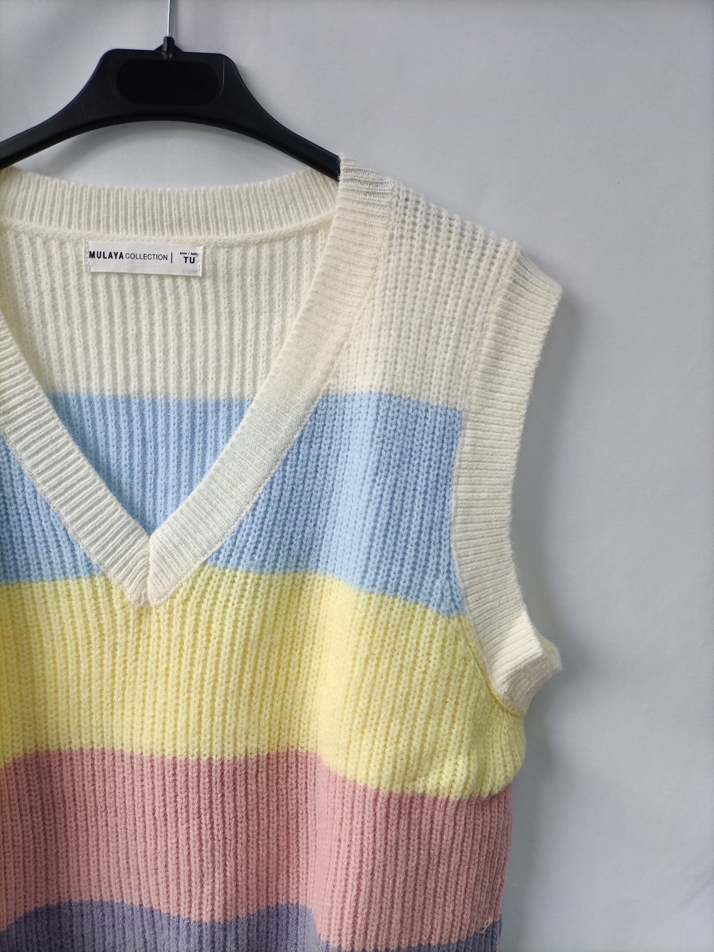 MULAYA. Chaleco rayas T.u(s)