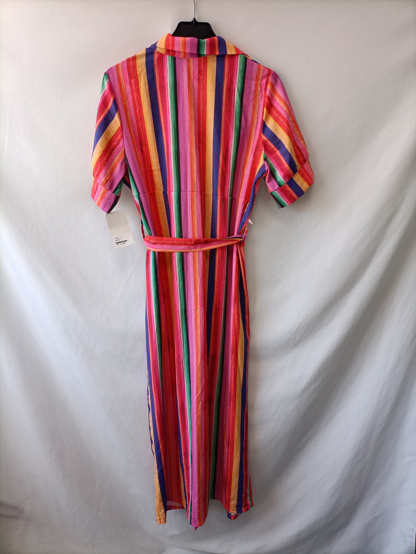 SAIDAN.Vestido rayas multicolor TU (S/M)