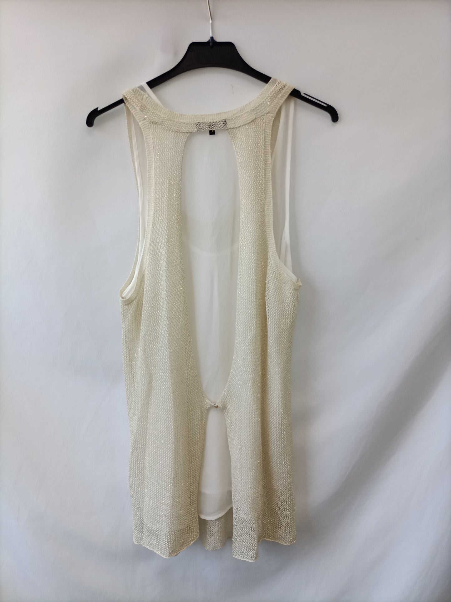 ELOGY. Top dorado rejilla T.m