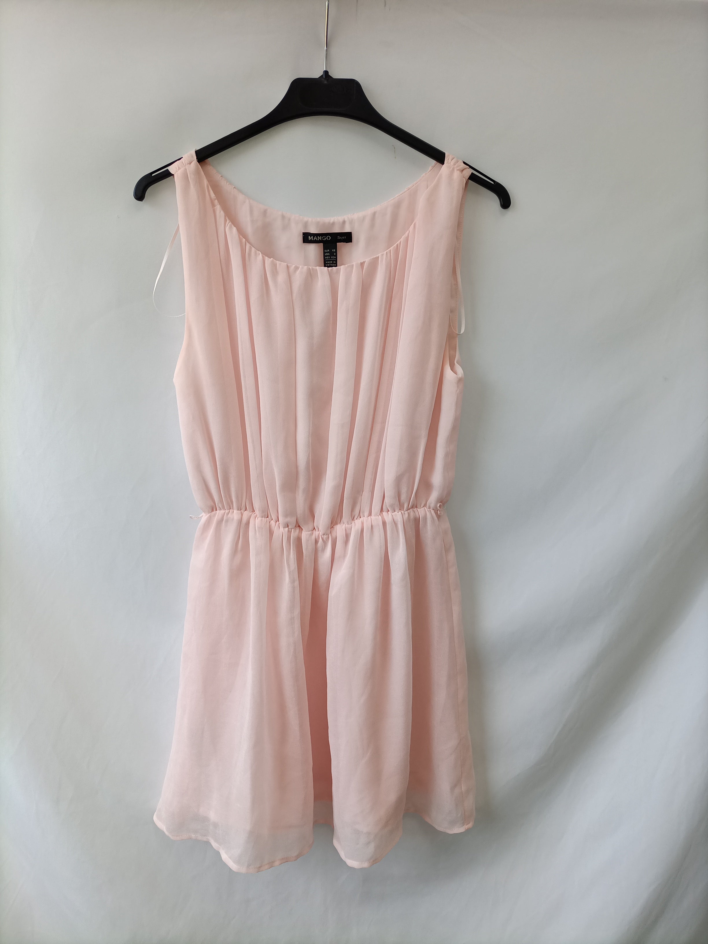 MANGO. Light pink pleated dress S.xs Hibuy market MANGO. Light pink pleated dress S.xs Hibuy market