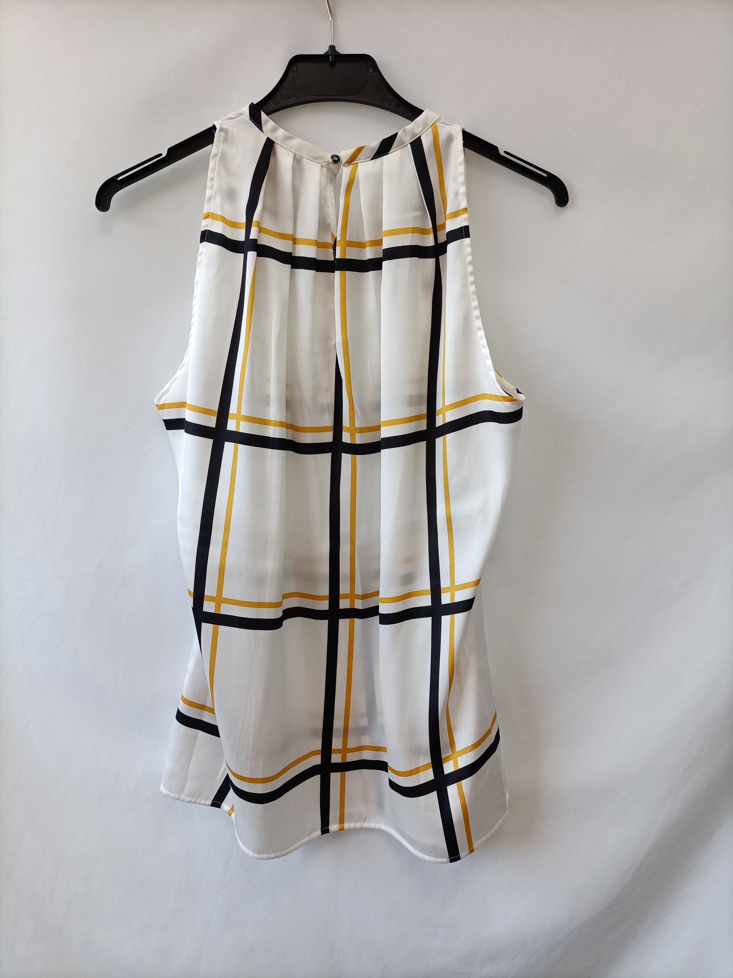 ADOLFO DOMÍNGUEZ. White striped top, size 38