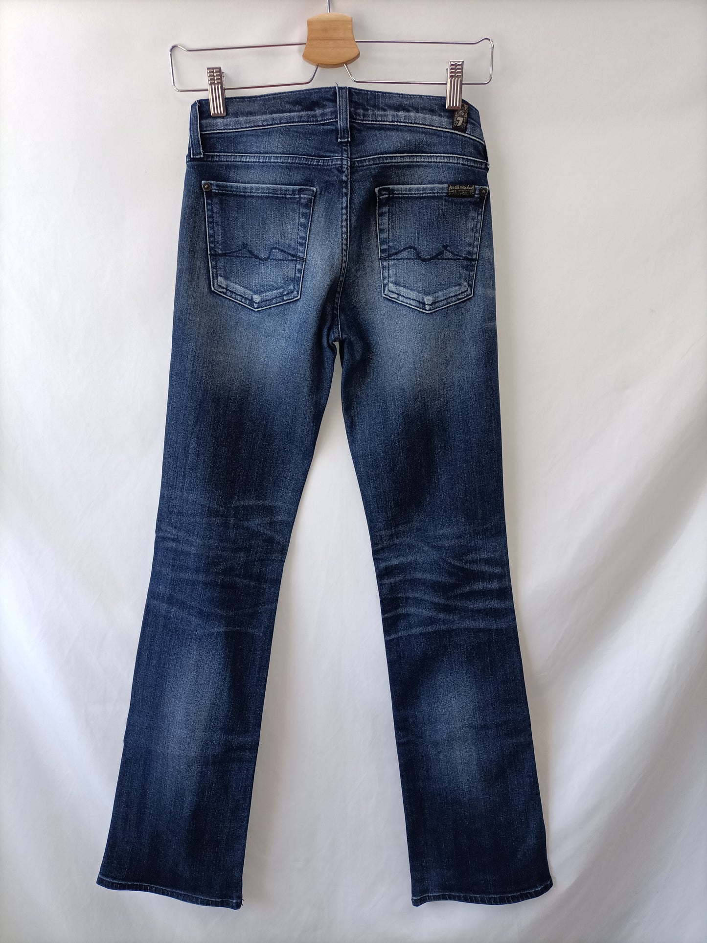 FOR ALL MANKIND SEVEN. Pantalón denim recto T.25(36)