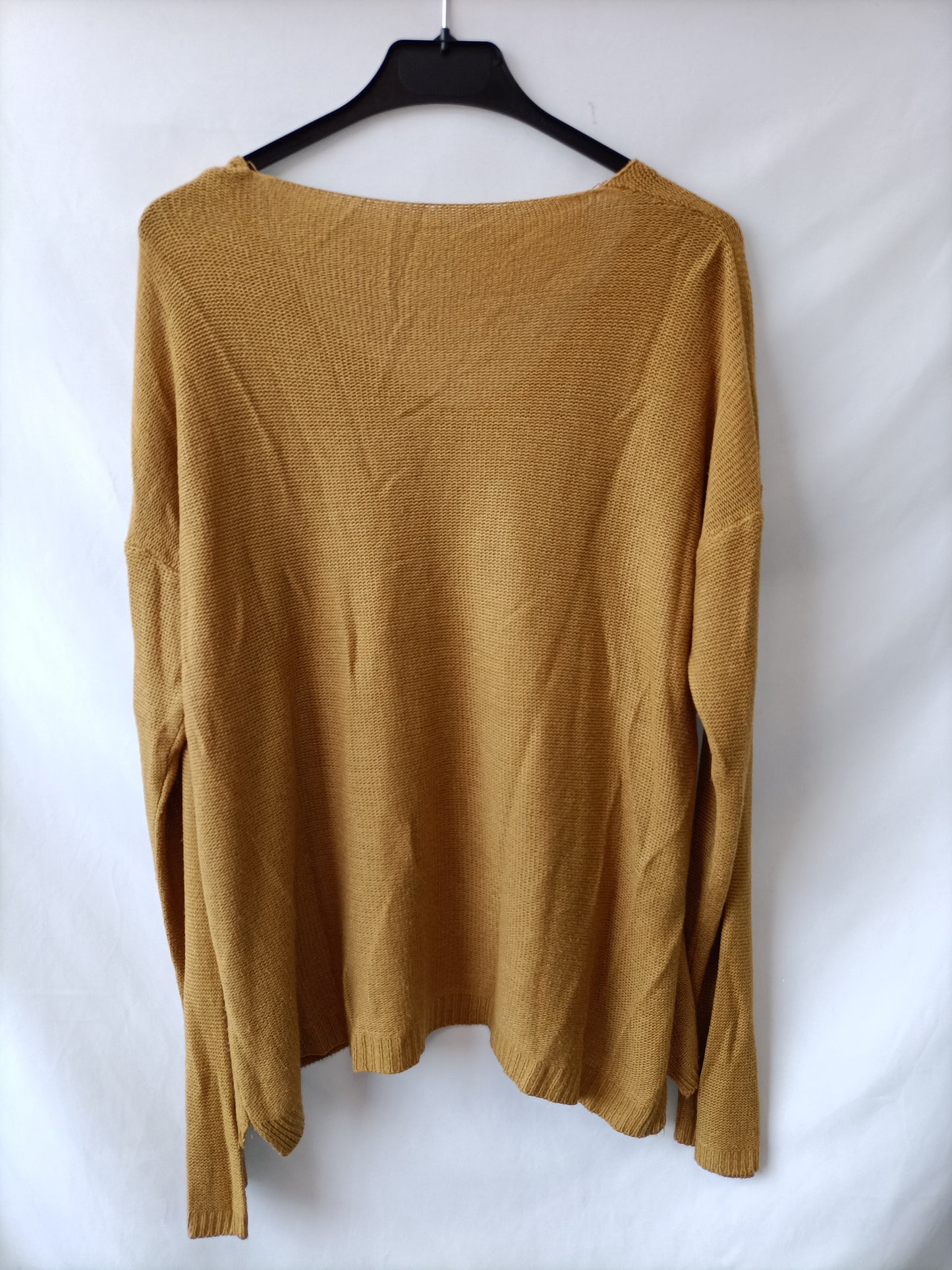 OTRAS.Jersey punto fino mostaza TU(s/m)