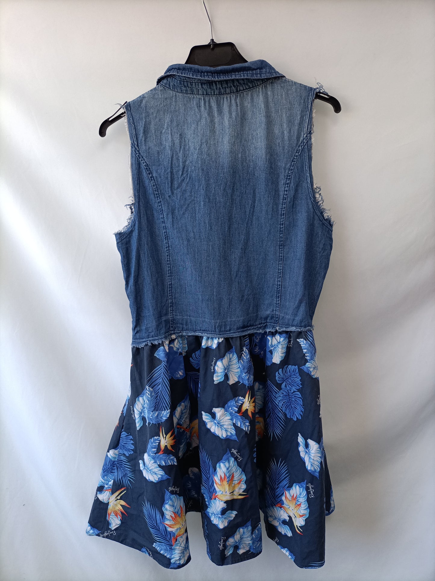 RUM JUNGLE MISS.Vestido doble textura T.s