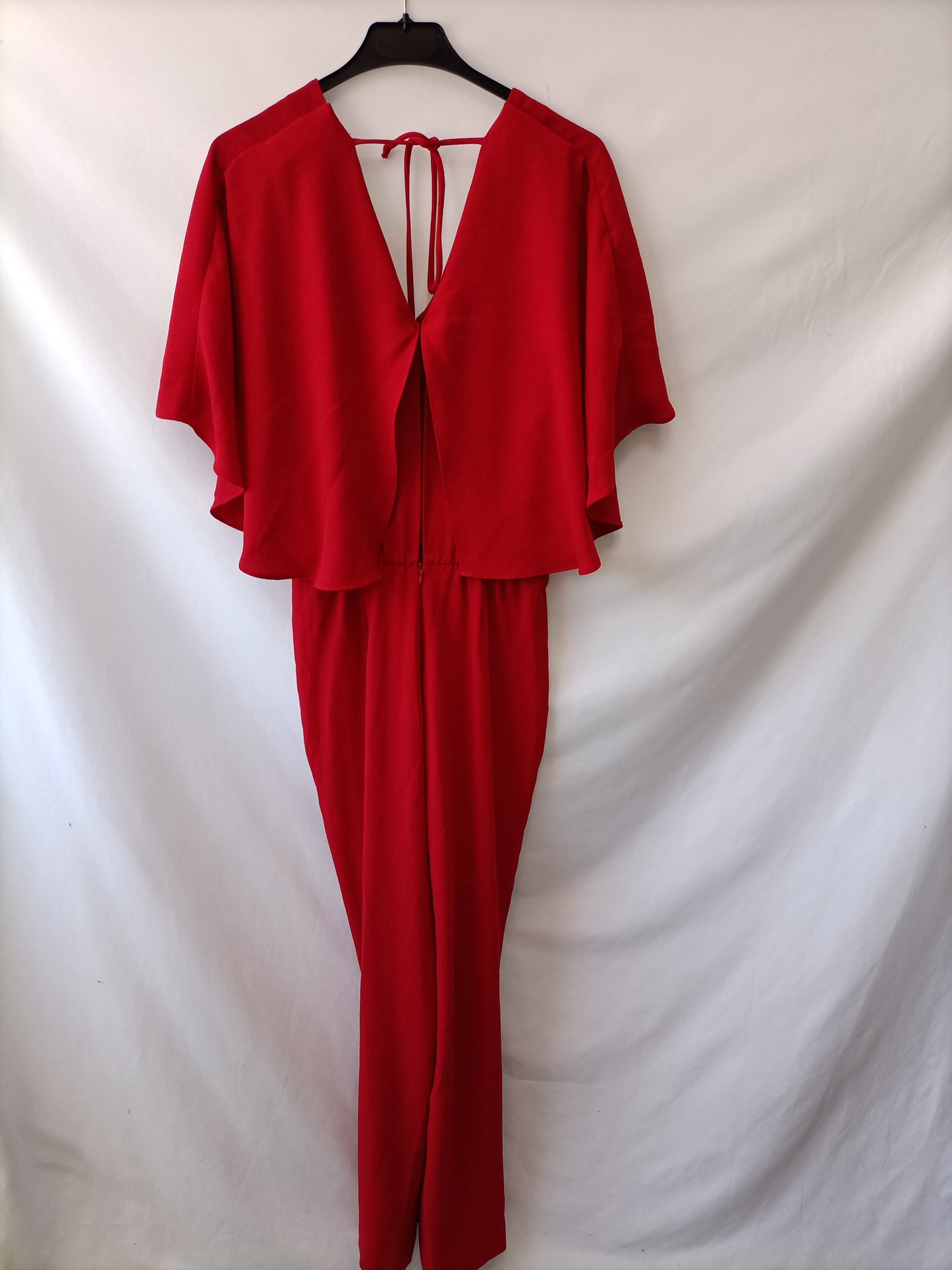ZARA.Mono rojo palazzo T.xs